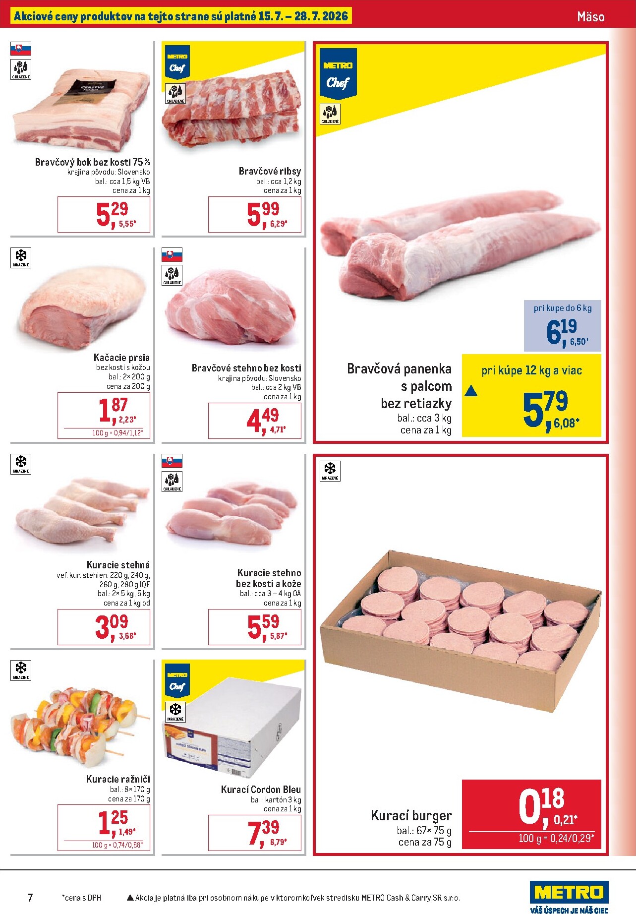 metro - Aktuálny Metro - Gastronómia leták od stredy, 15.07.2026 do utorka, 11.08.2026 - page: 7