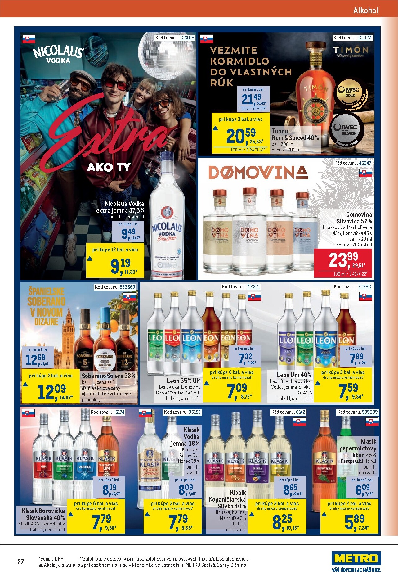 metro - Aktuálny Metro - Gastronómia leták od stredy, 15.07.2026 do utorka, 11.08.2026 - page: 27