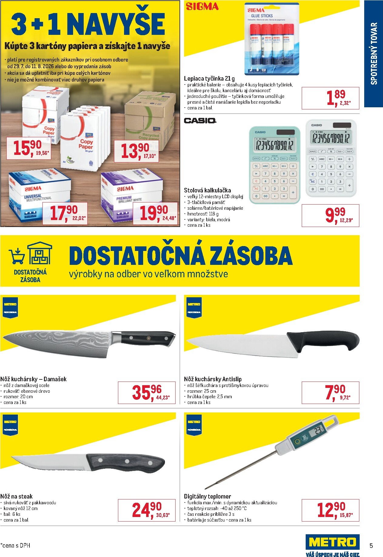 metro - Aktuálny Metro - Spotrebný tovar leták od stredy, 29.07.2026 do utorka, 11.08.2026 - page: 5