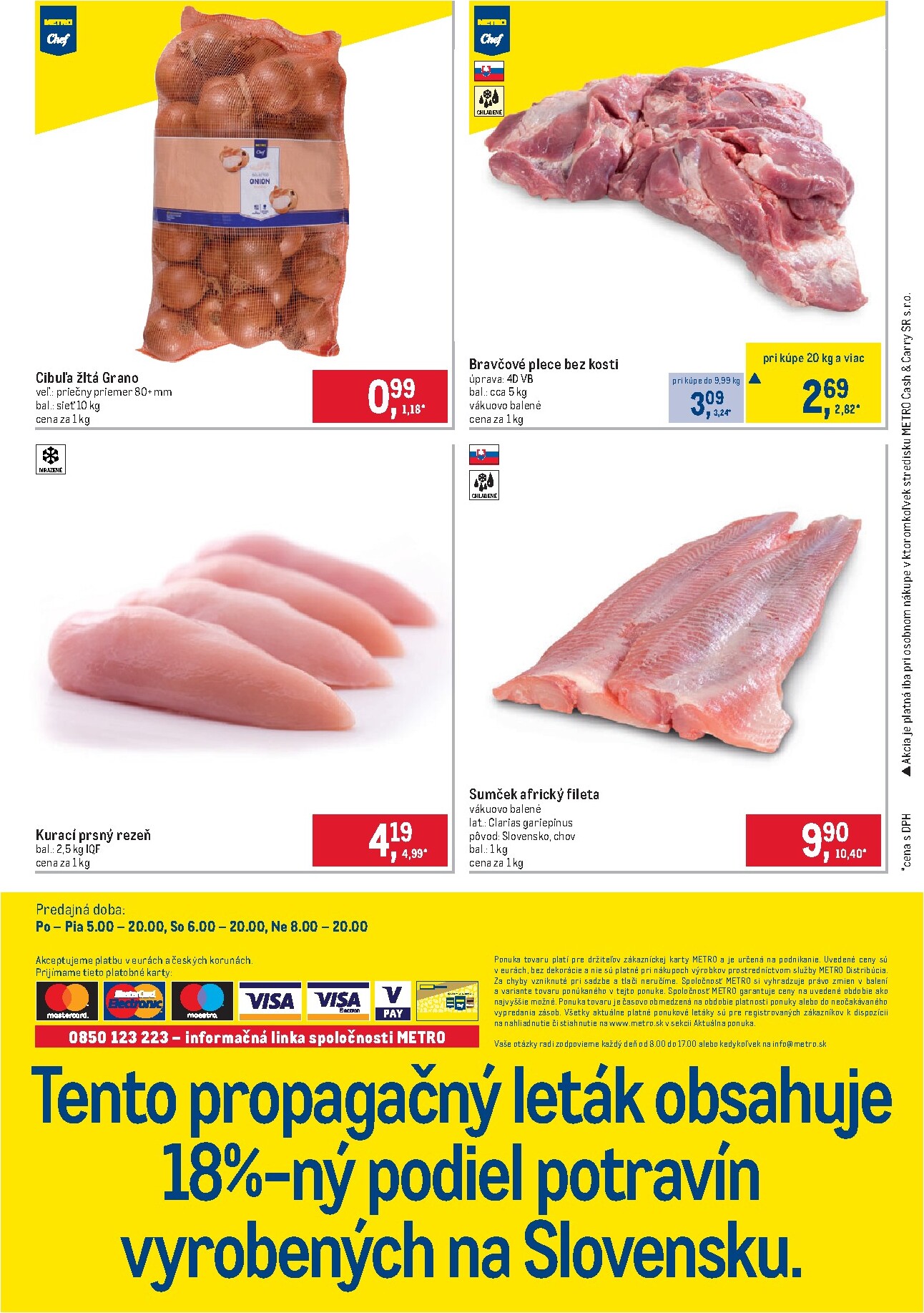 metro - Aktuálny Metro - Gastronómia - Čerstvé potraviny leták od stredy, 29.07.2026 do utorka, 11.08.2026 - page: 6