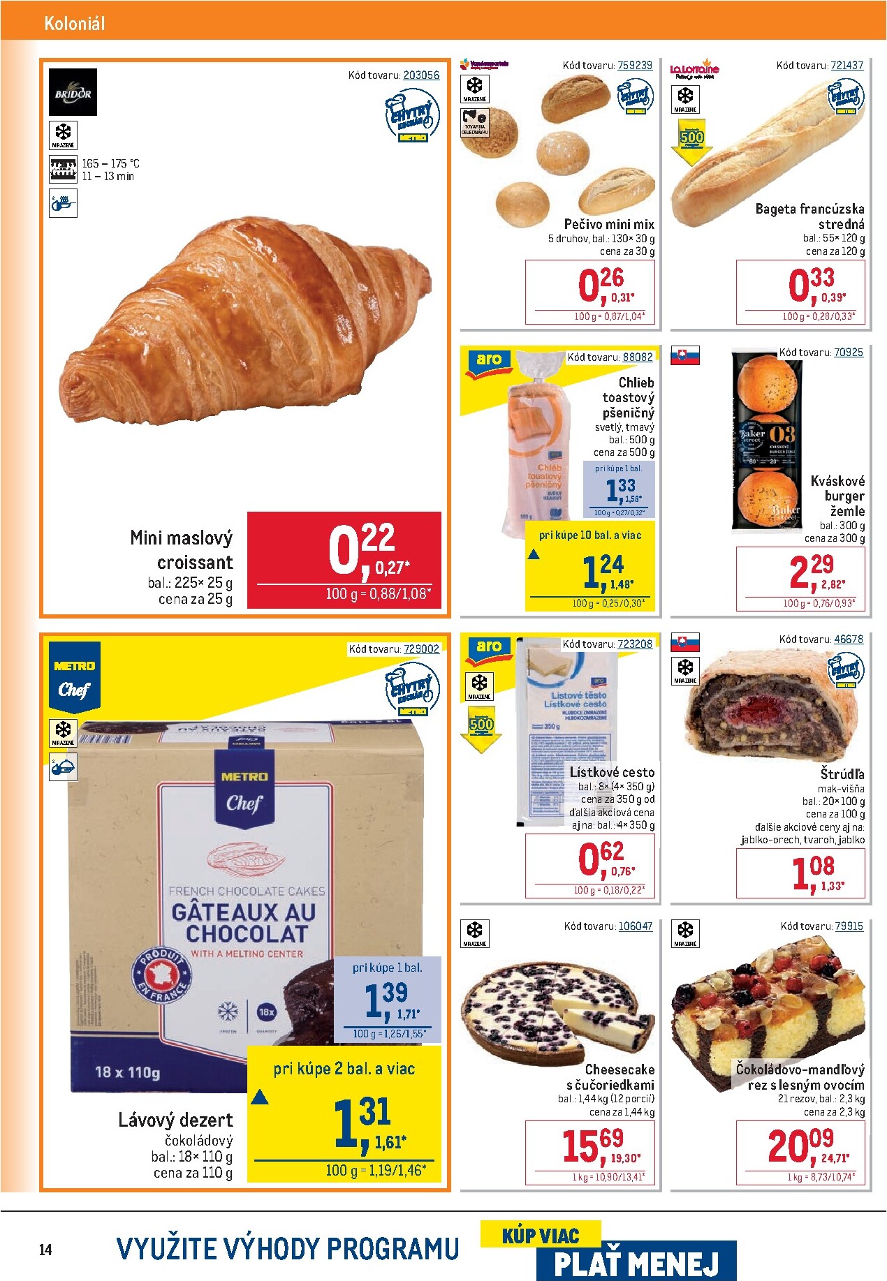metro - Aktuálny Metro - Gastronómia leták od stredy, 12.08.2026 do utorka, 08.09.2026 - page: 14
