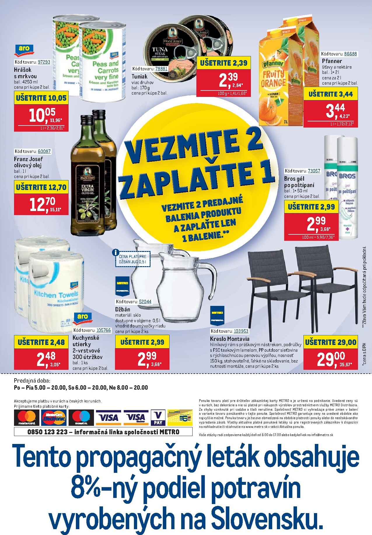 metro - Aktuálny Metro - Vezmite 2 Zaplaťte 1 leták od stredy, 12.08.2026 do utorka, 25.08.2026 - page: 2
