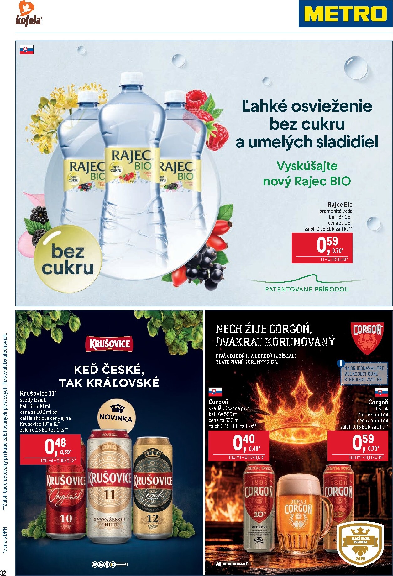 metro - Aktuálny Metro - Obchodní partneri leták od stredy, 26.08.2026 do utorka, 22.09.2026 - page: 32