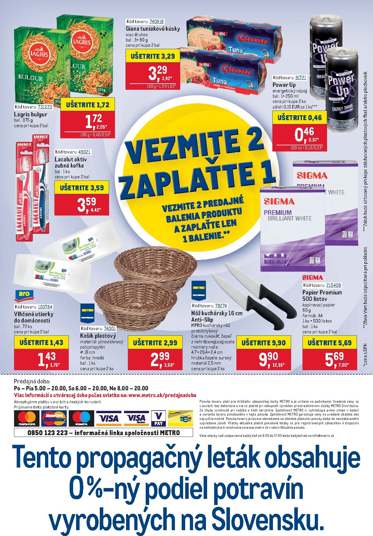 metro - Aktuálny Metro - Vezmite 2 Zaplaťte 1 leták od stredy, 09.09.2026 do utorka, 22.09.2026 - page: 2