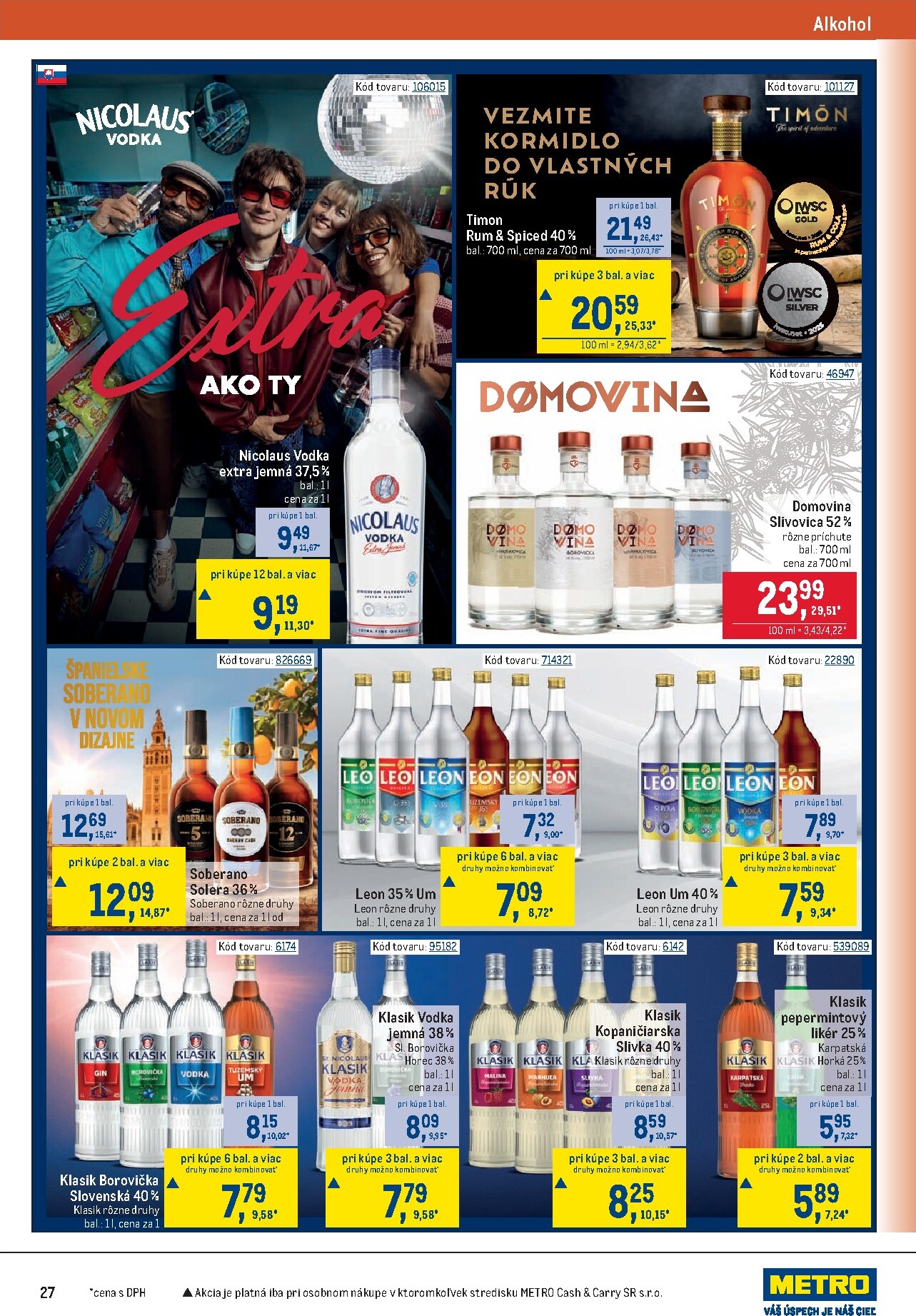 metro - Aktuálny Metro - Gastronómia leták od stredy, 09.09.2026 do utorka, 06.10.2026 - page: 27