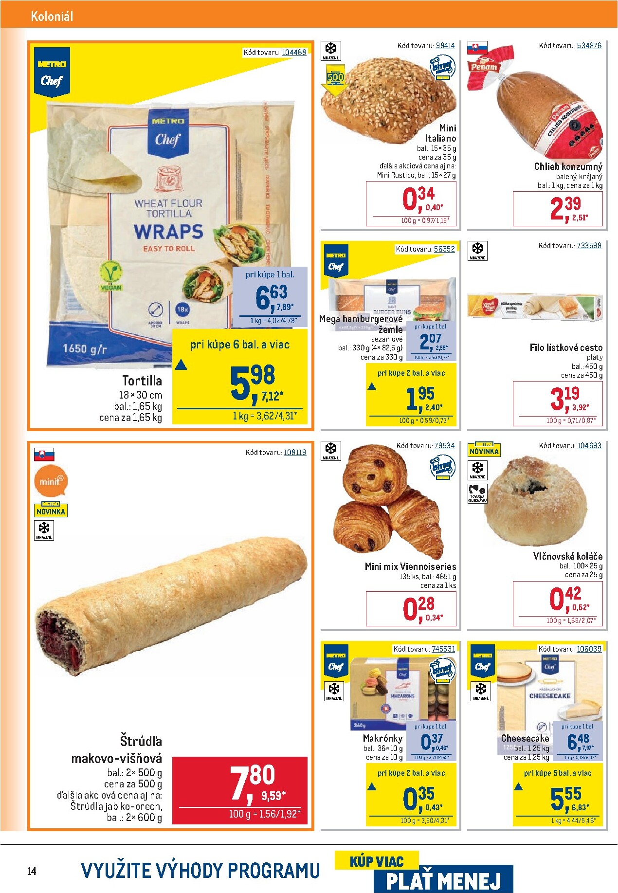 metro - Aktuálny Metro - Gastronómia leták od stredy, 09.09.2026 do utorka, 06.10.2026 - page: 14
