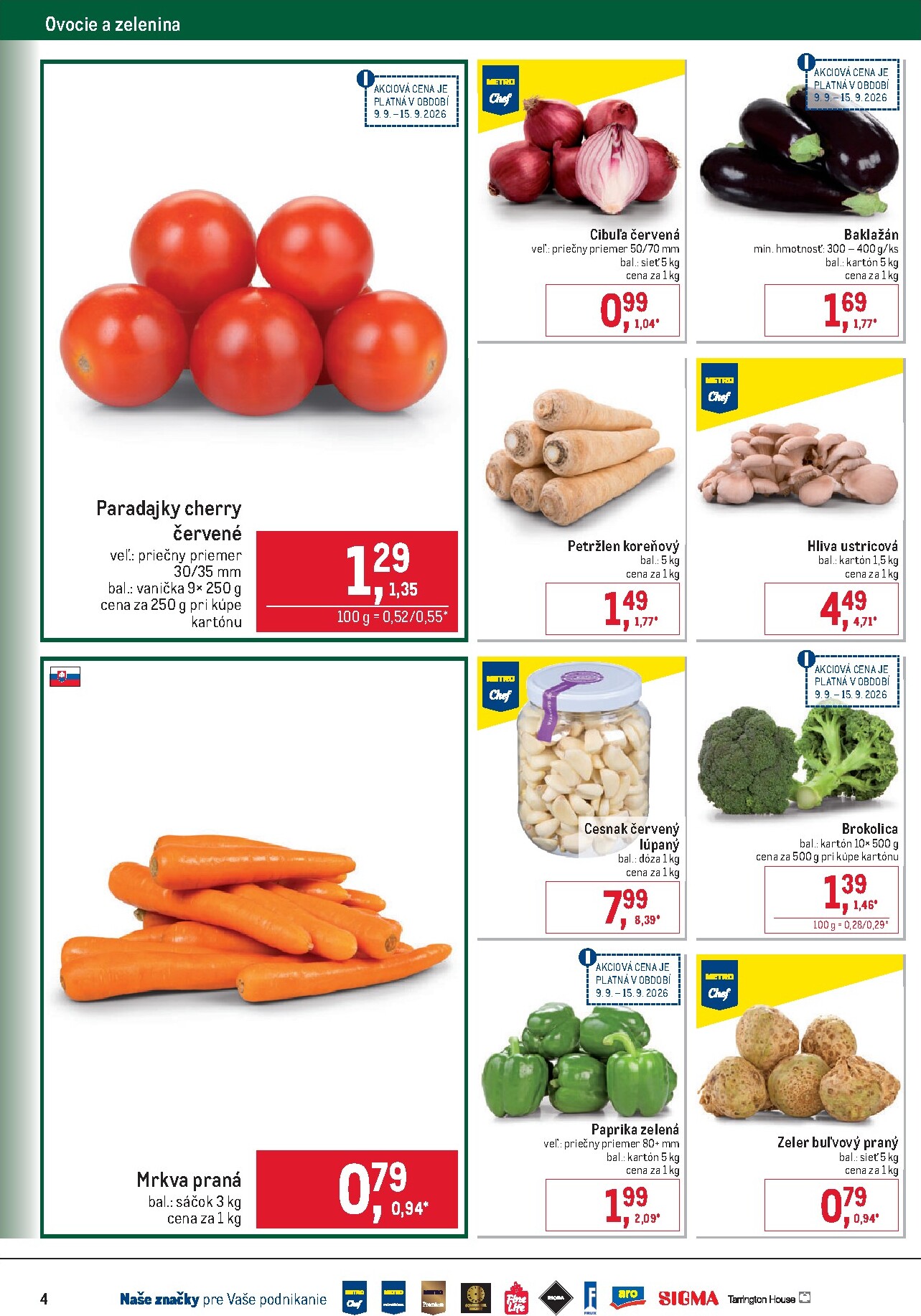 metro - Aktuálny Metro - Gastronómia leták od stredy, 09.09.2026 do utorka, 06.10.2026 - page: 4