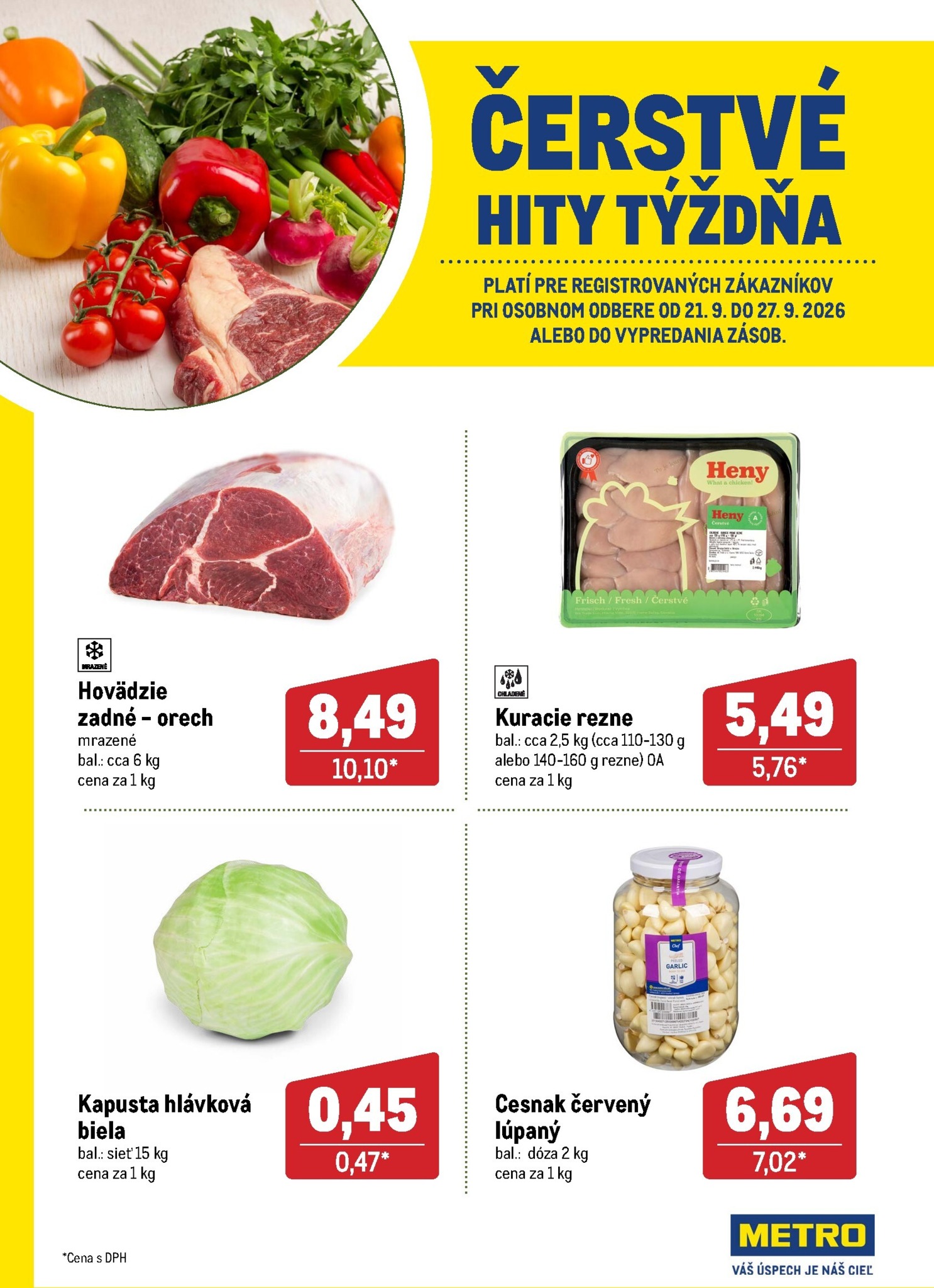 metro - Aktuálny Metro - Čerstvé hity týždňa leták od pondelka, 21.09.2026 do nedele, 27.09.2026 - page: 1