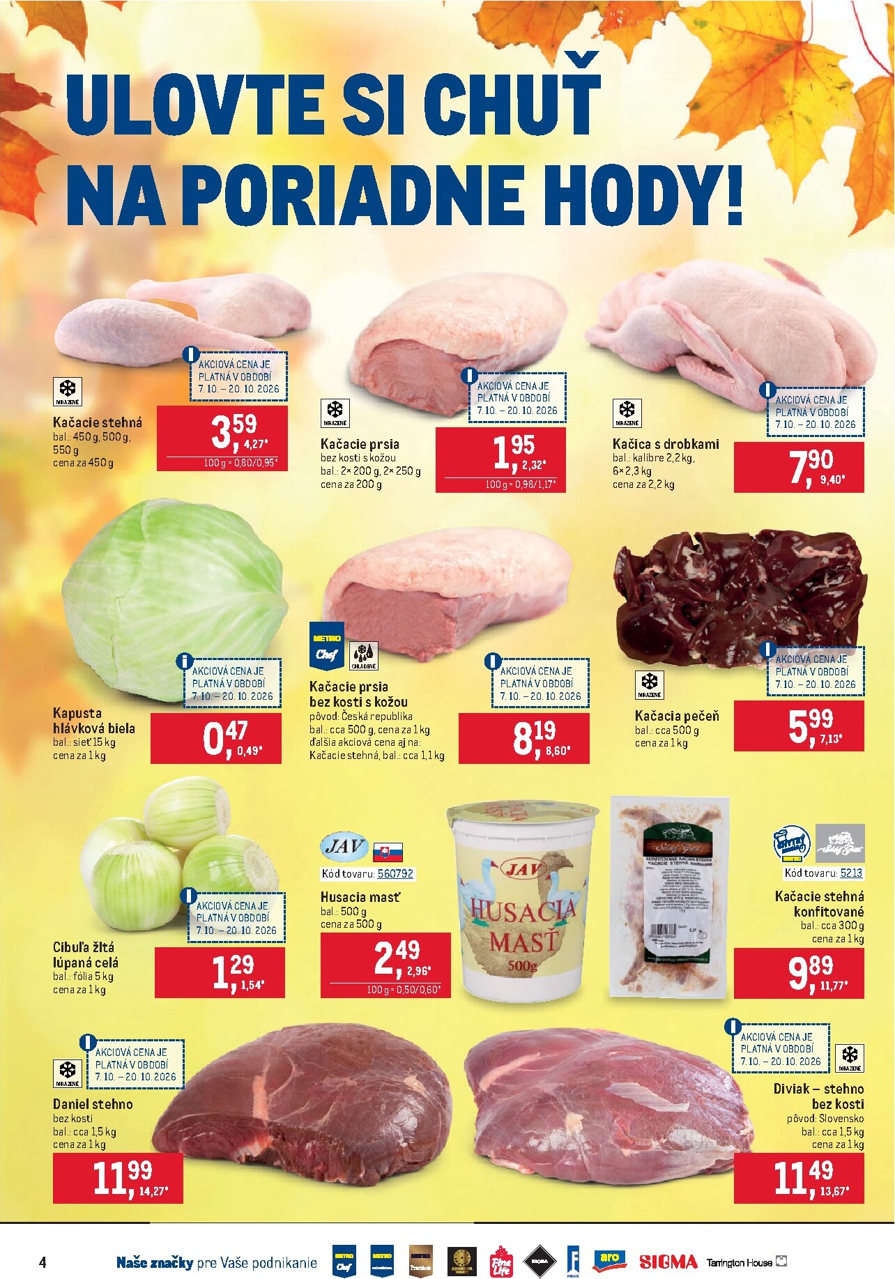 metro - Aktuálny Metro - Gastronómia leták od stredy, 07.10.2026 do utorka, 20.10.2026 - page: 4