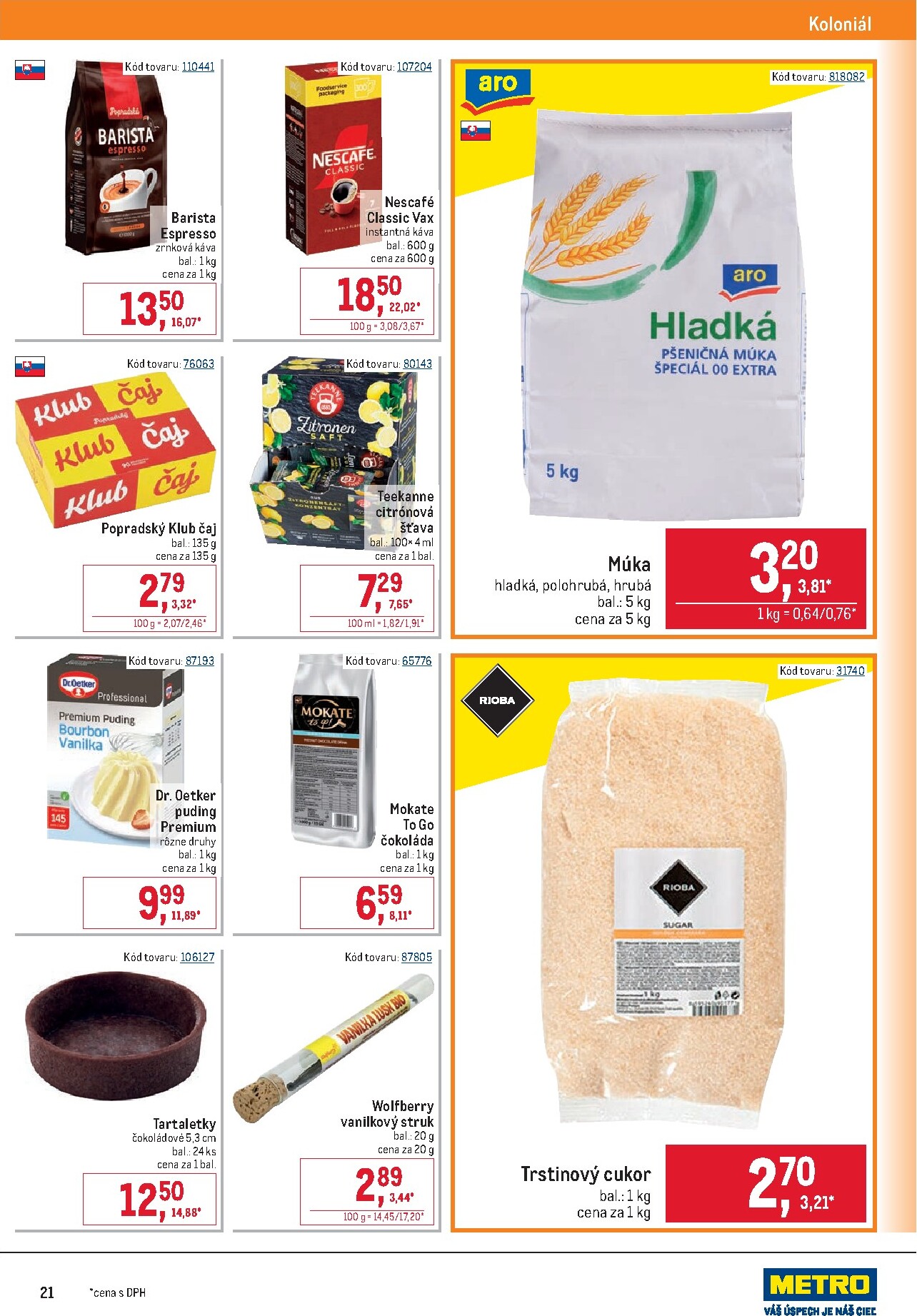 metro - Aktuálny Metro - Gastronómia leták od stredy, 07.10.2026 do utorka, 20.10.2026 - page: 21