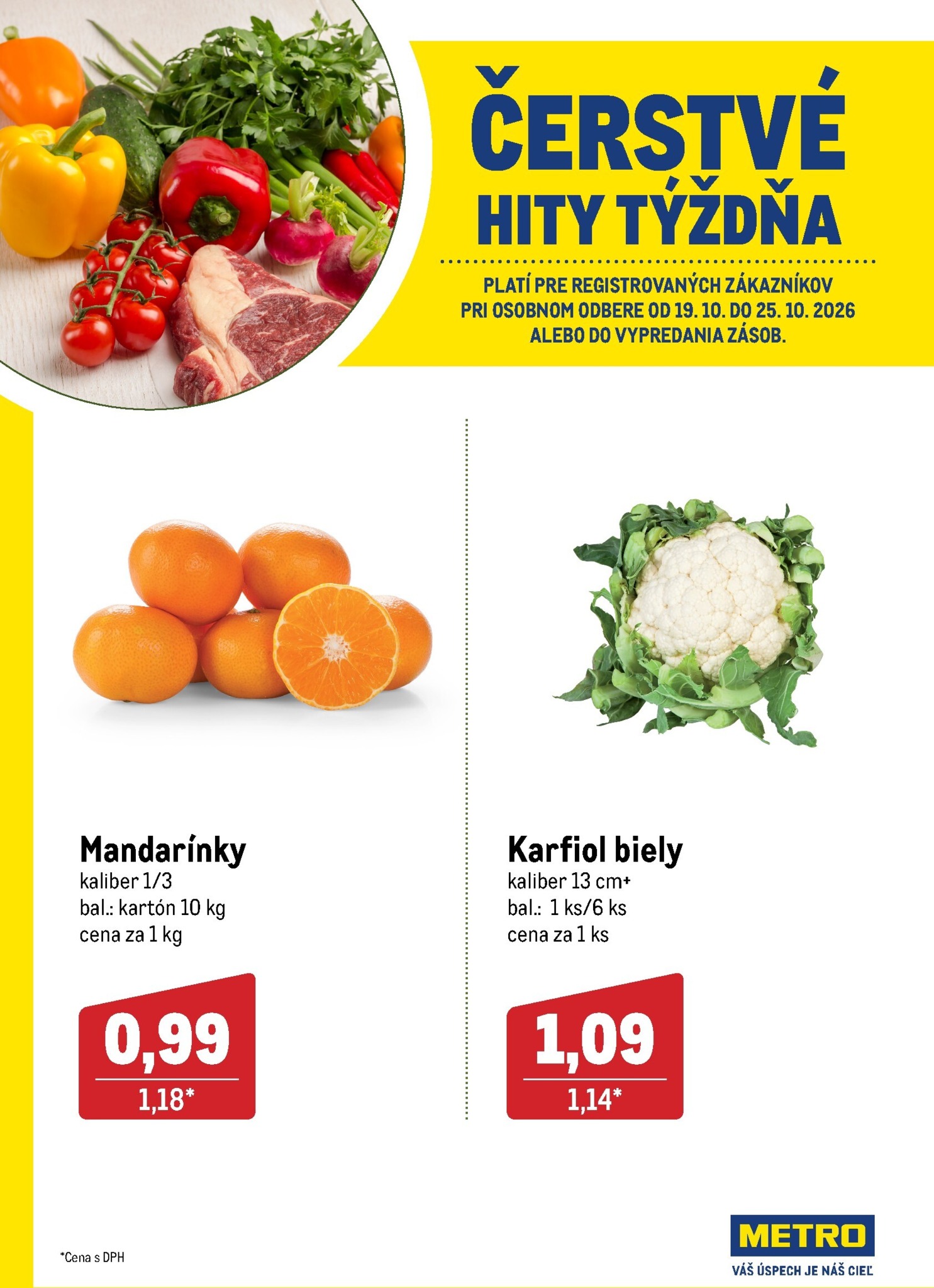 metro - Aktuálny Metro - Čerstvé hity týždňa leták od pondelka, 19.10.2026 do nedele, 25.10.2026