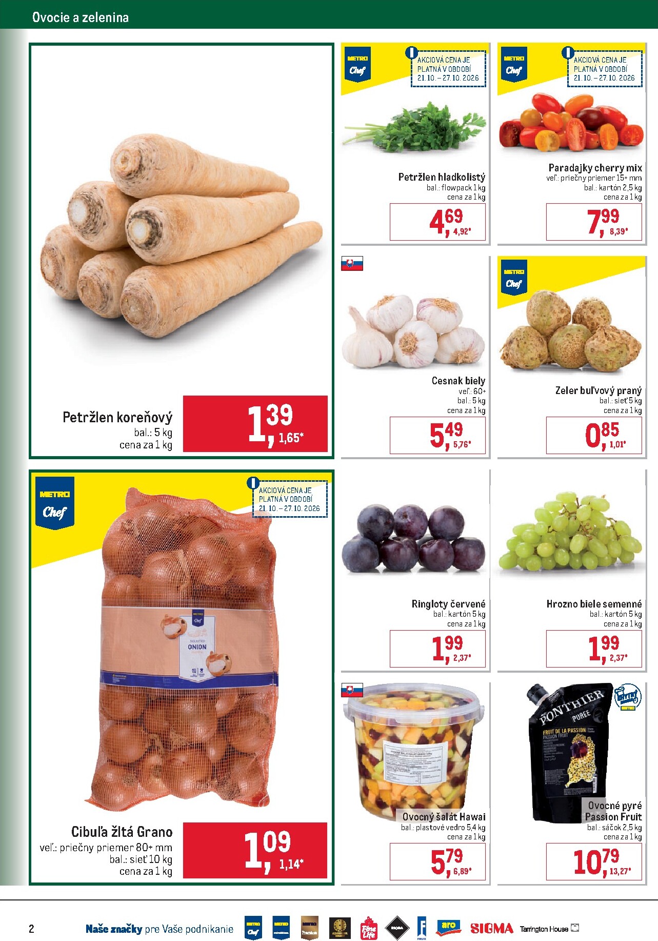 metro - Aktuálny Metro - Gastronómia leták od stredy, 21.10.2026 do utorka, 03.11.2026 - page: 2