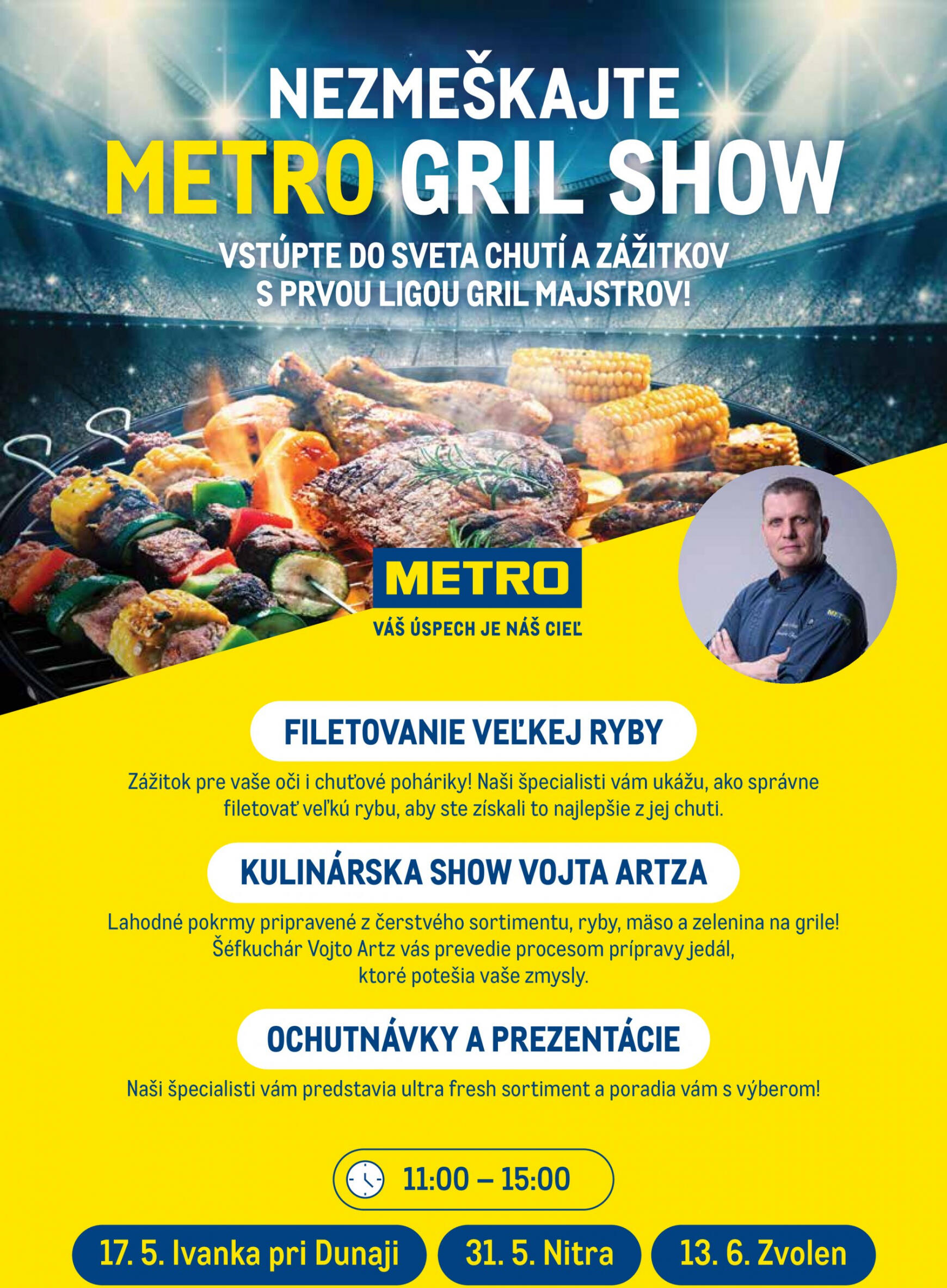 metro - Metro - Gril show leták platný od 14.05. - 04.07.