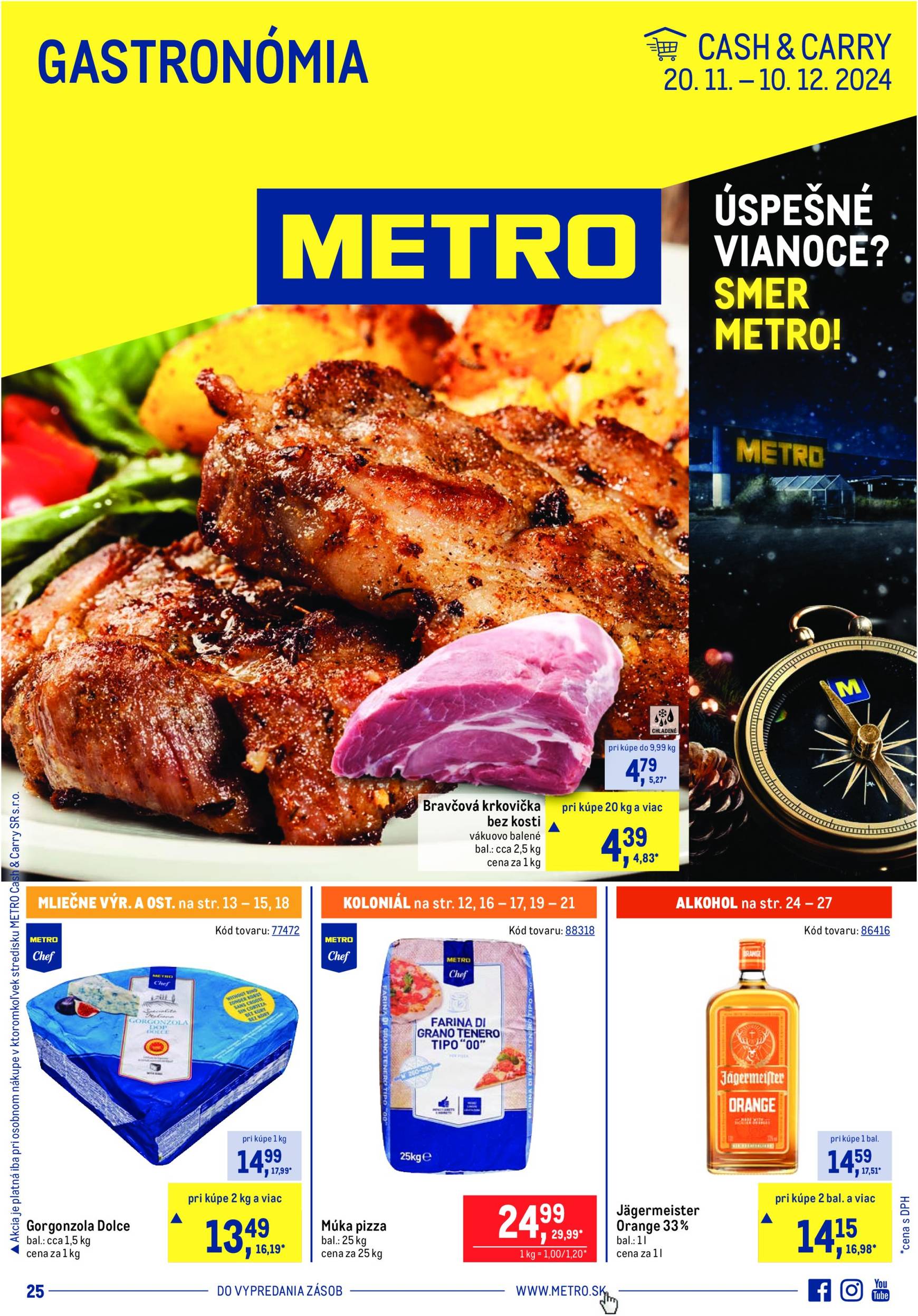 metro - Metro - Gastronómia leták platný od 20.11. - 10.12.