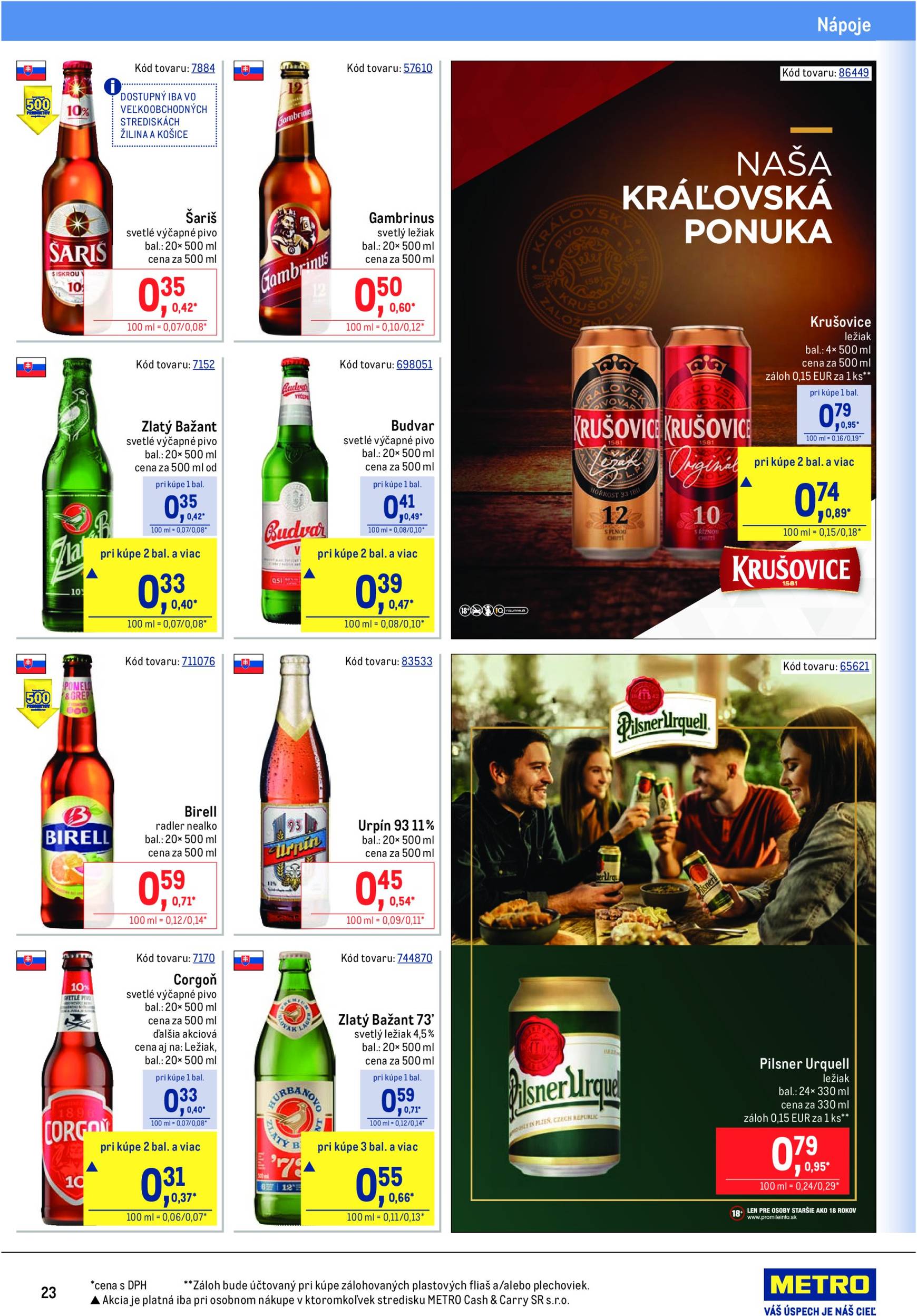 metro - Metro - Gastronómia leták platný od 20.11. - 10.12. - page: 23