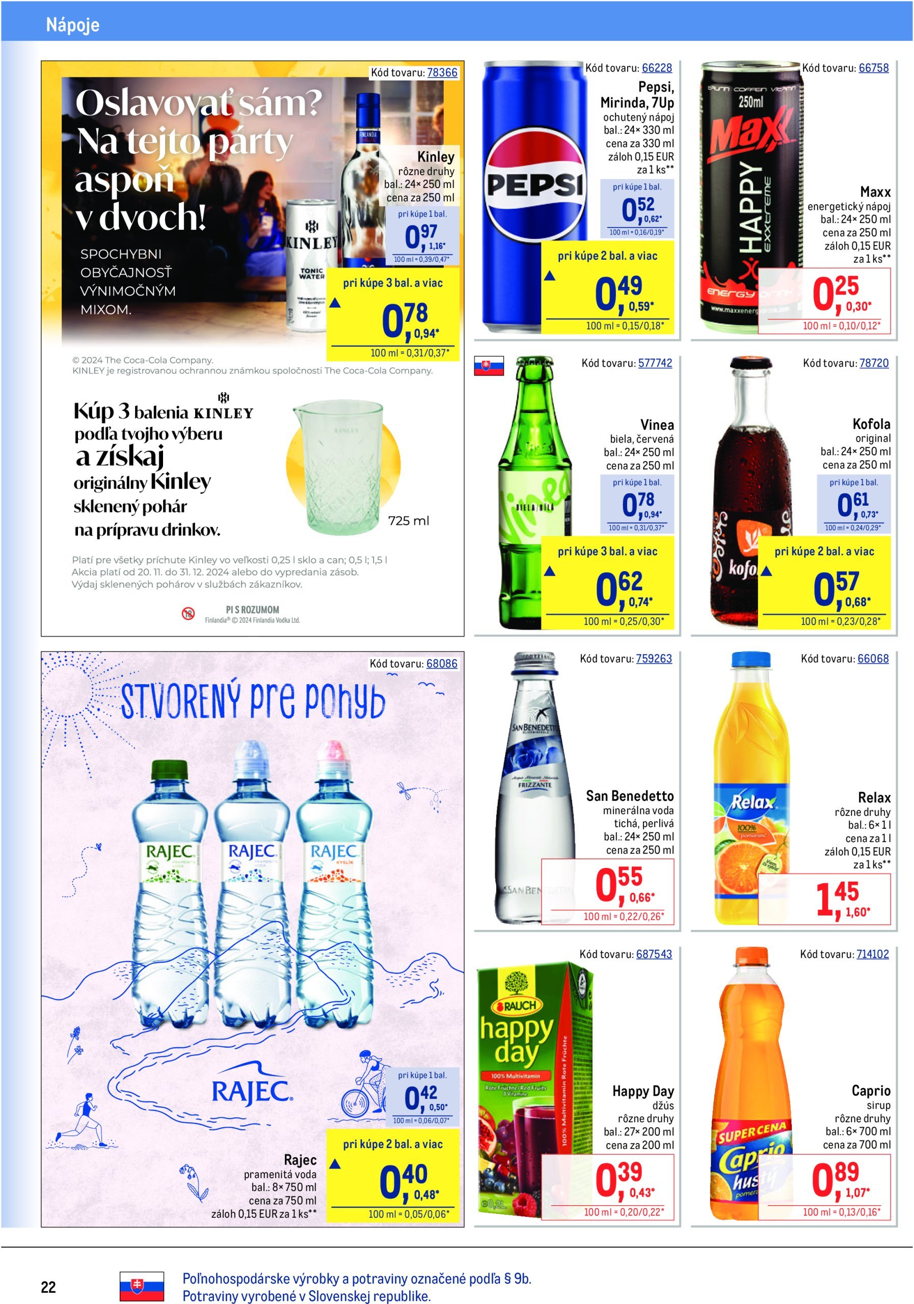 metro - Metro - Gastronómia leták platný od 11.12. - 31.12. - page: 22