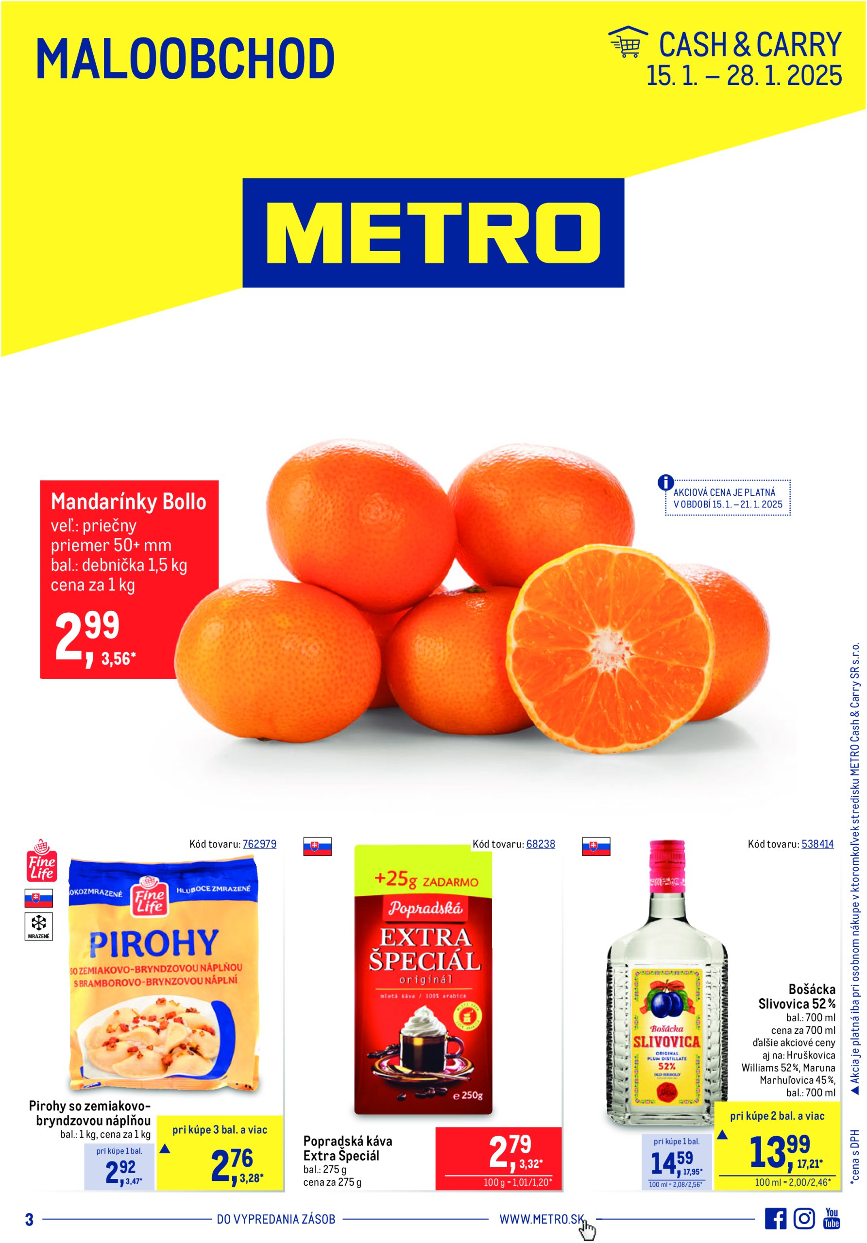 metro - Metro - Maloobchod leták platný od 15.01. - 28.01.