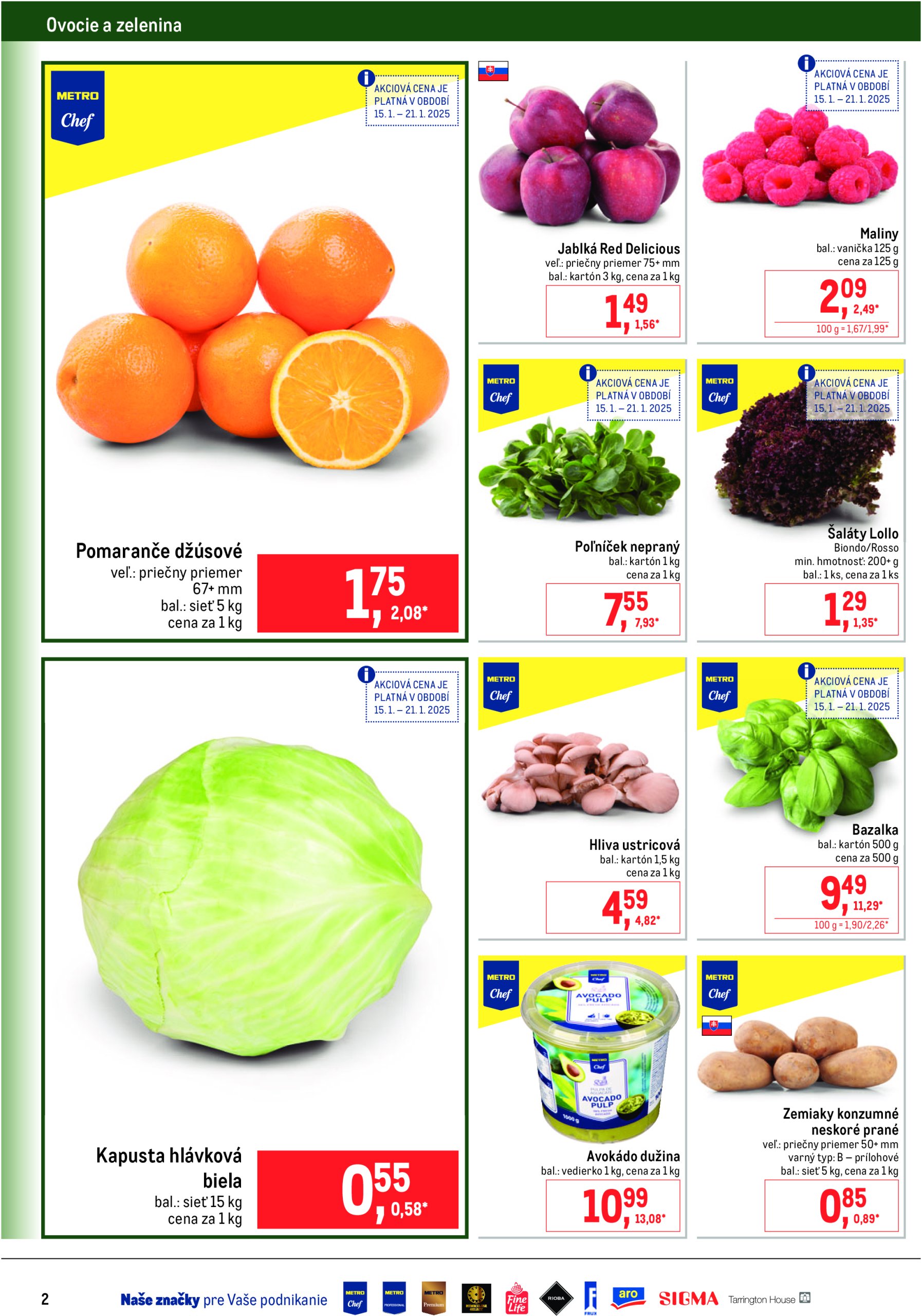 metro - Metro - Gastronómia leták platný od 15.01. - 28.01. - page: 2