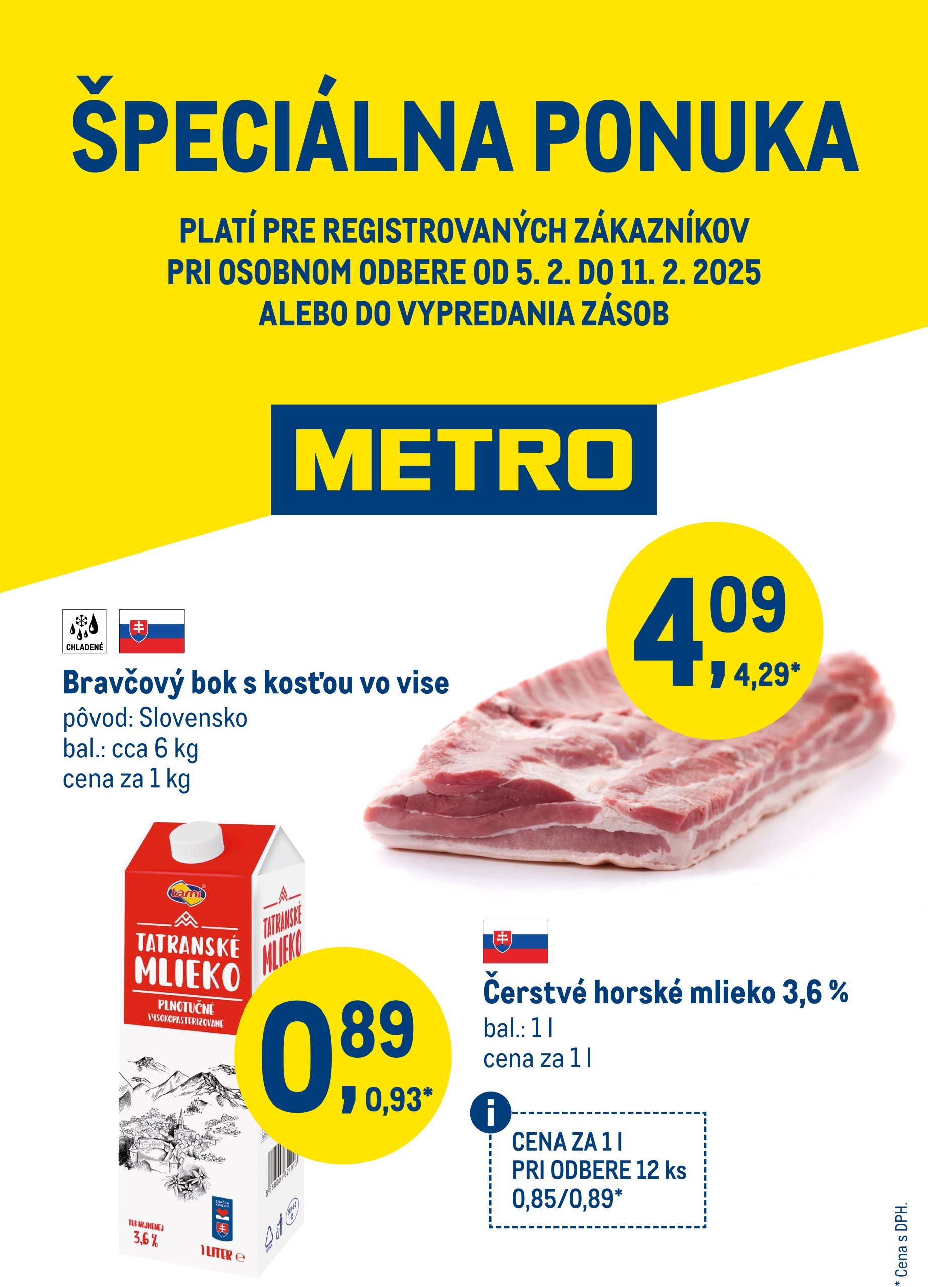 metro - Metro - Špeciálna ponuka leták platný od 05.02. - 11.02.