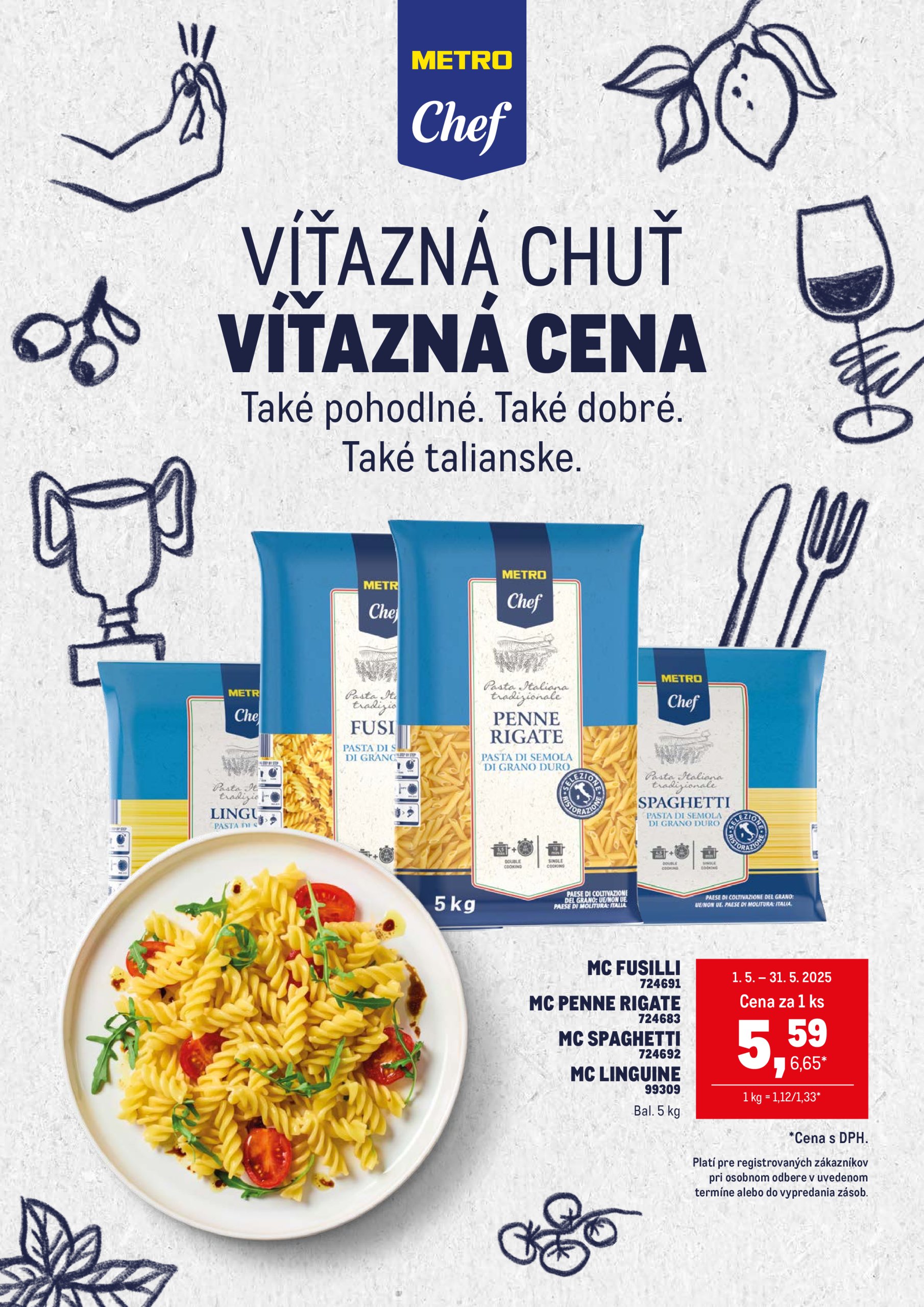 metro - Metro Chef Pasty - Víťazná chuť, víťazná cena leták platný od 01.05. - 31.05.