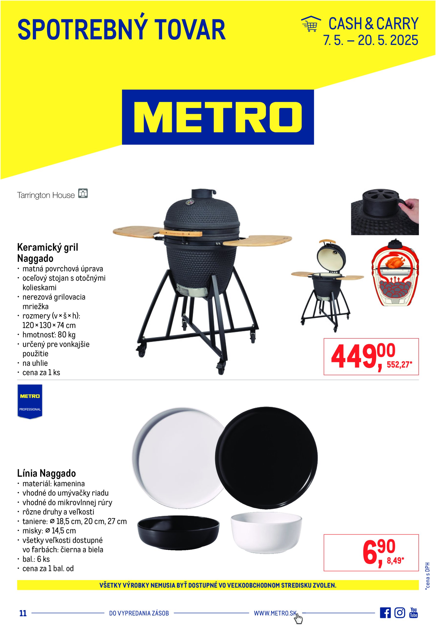 metro - Metro - Spotrebný tovar leták platný od 07.05. - 20.05.