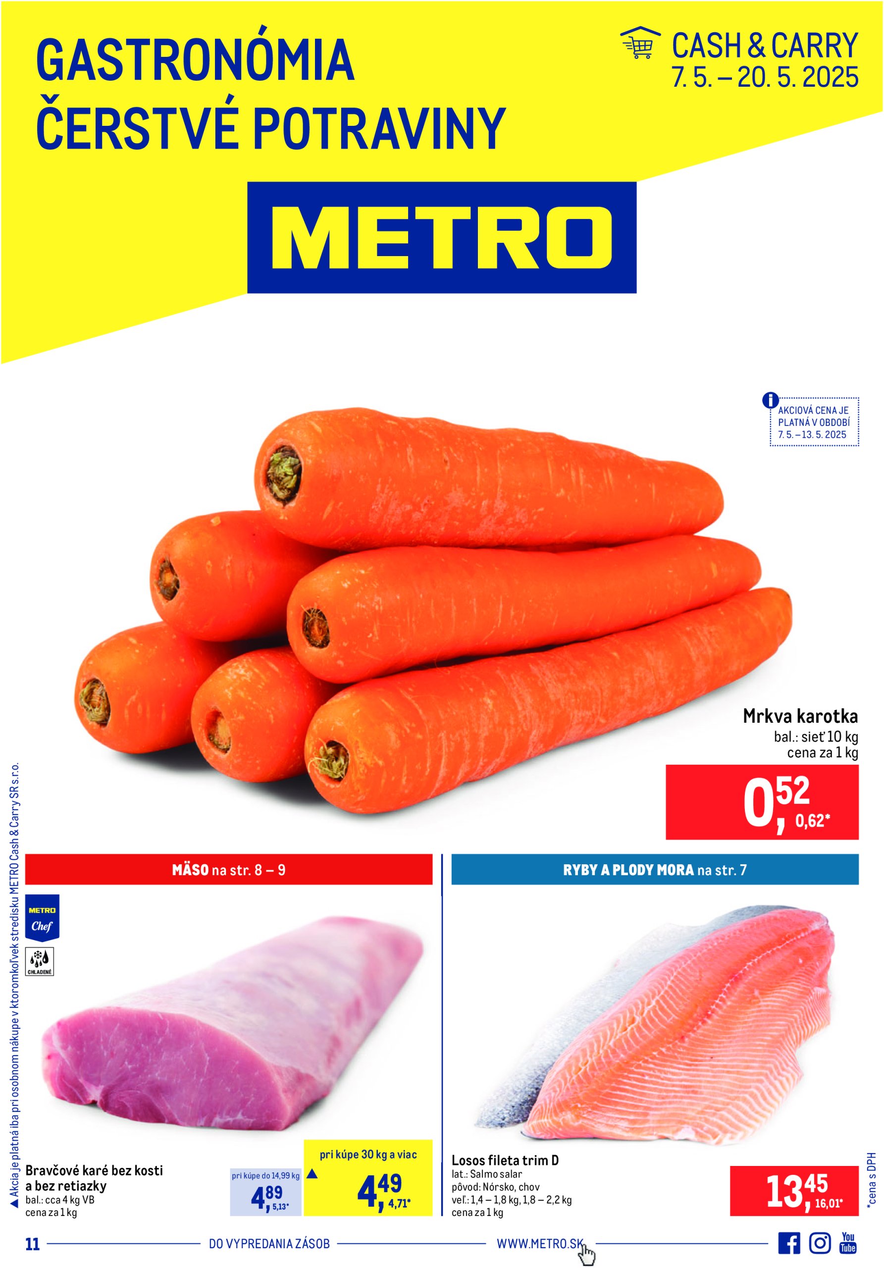metro - Metro - Gastronómia leták platný od 07.05. - 20.05. - page: 1