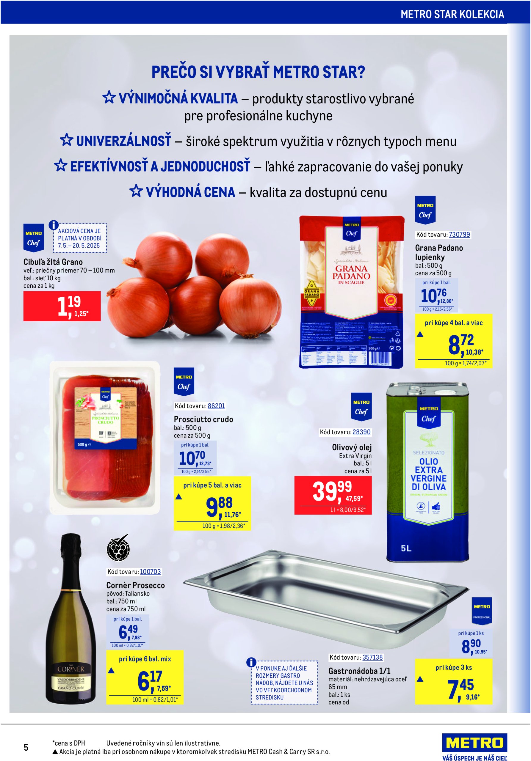 metro - Metro - Gastronómia leták platný od 07.05. - 20.05. - page: 5