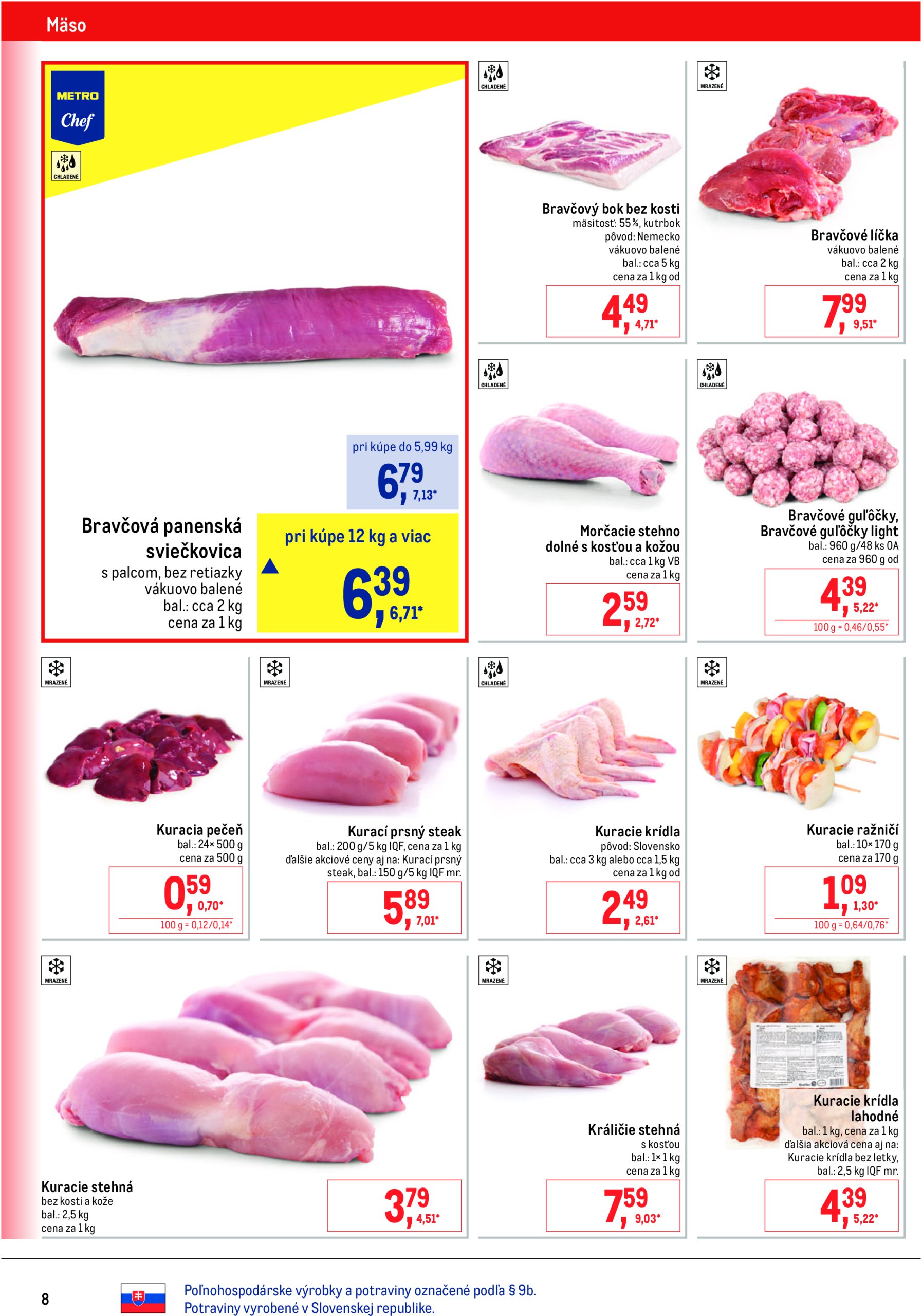 metro - Metro - Gastronómia leták platný od 07.05. - 20.05. - page: 8