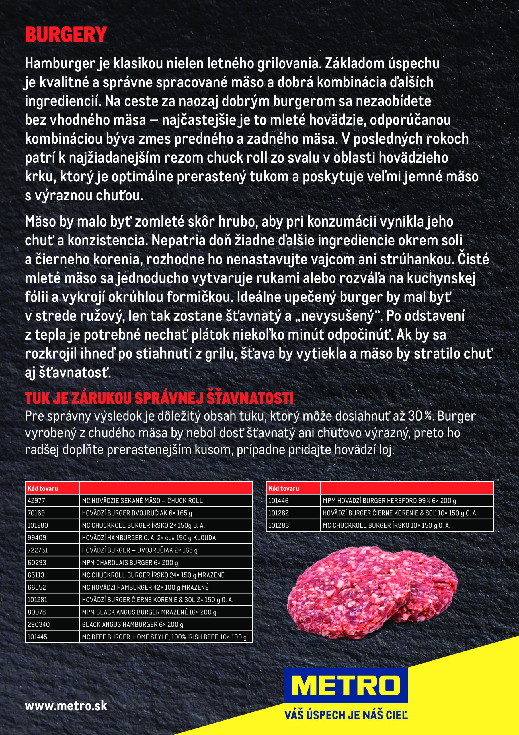 metro - Metro - Sprievodca svetom steakov a burgerov leták platný od 02.06. - 12.06. - page: 8