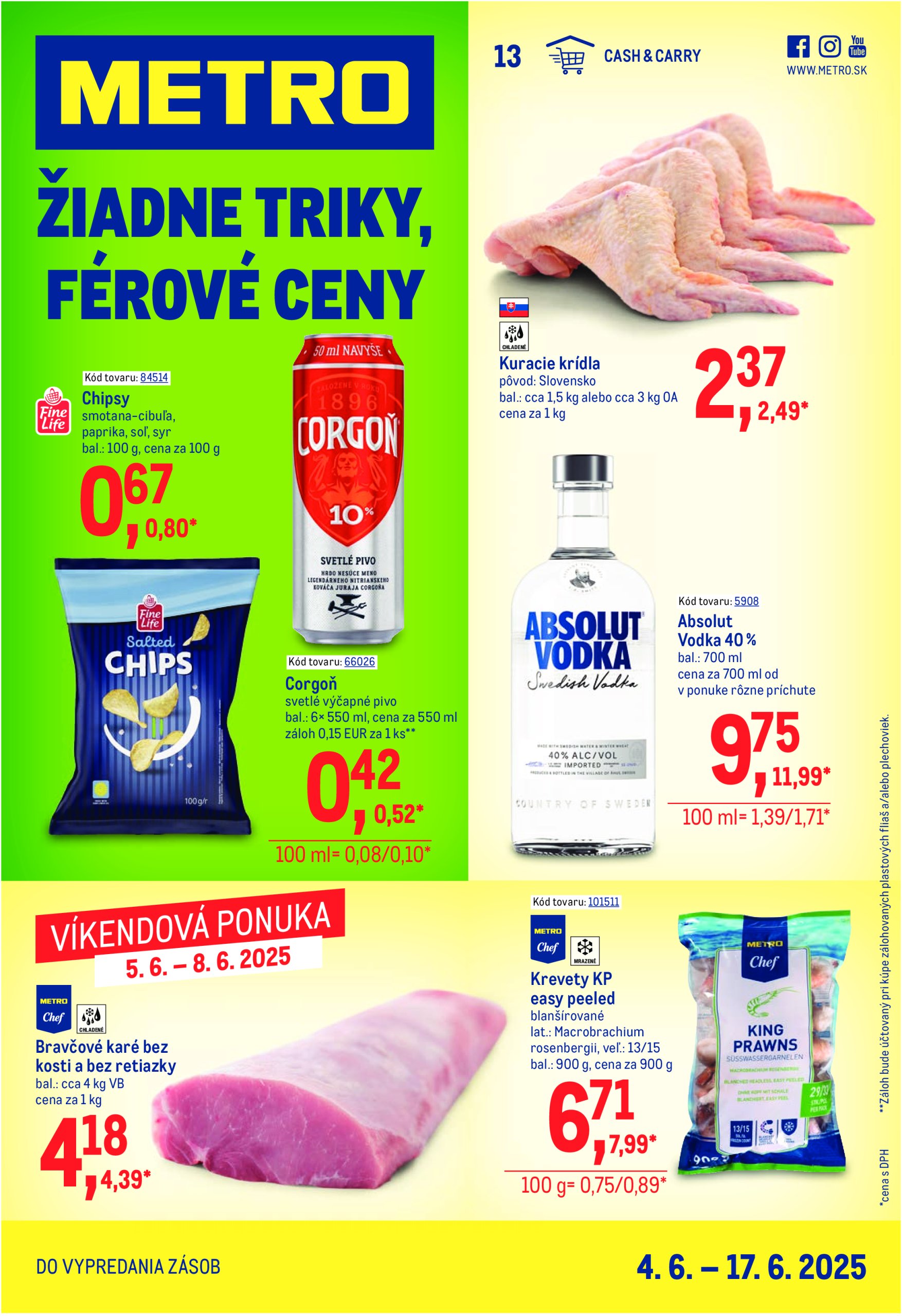 metro - Leták Metro - Maloobchod platný od 04.06. - 17.06.