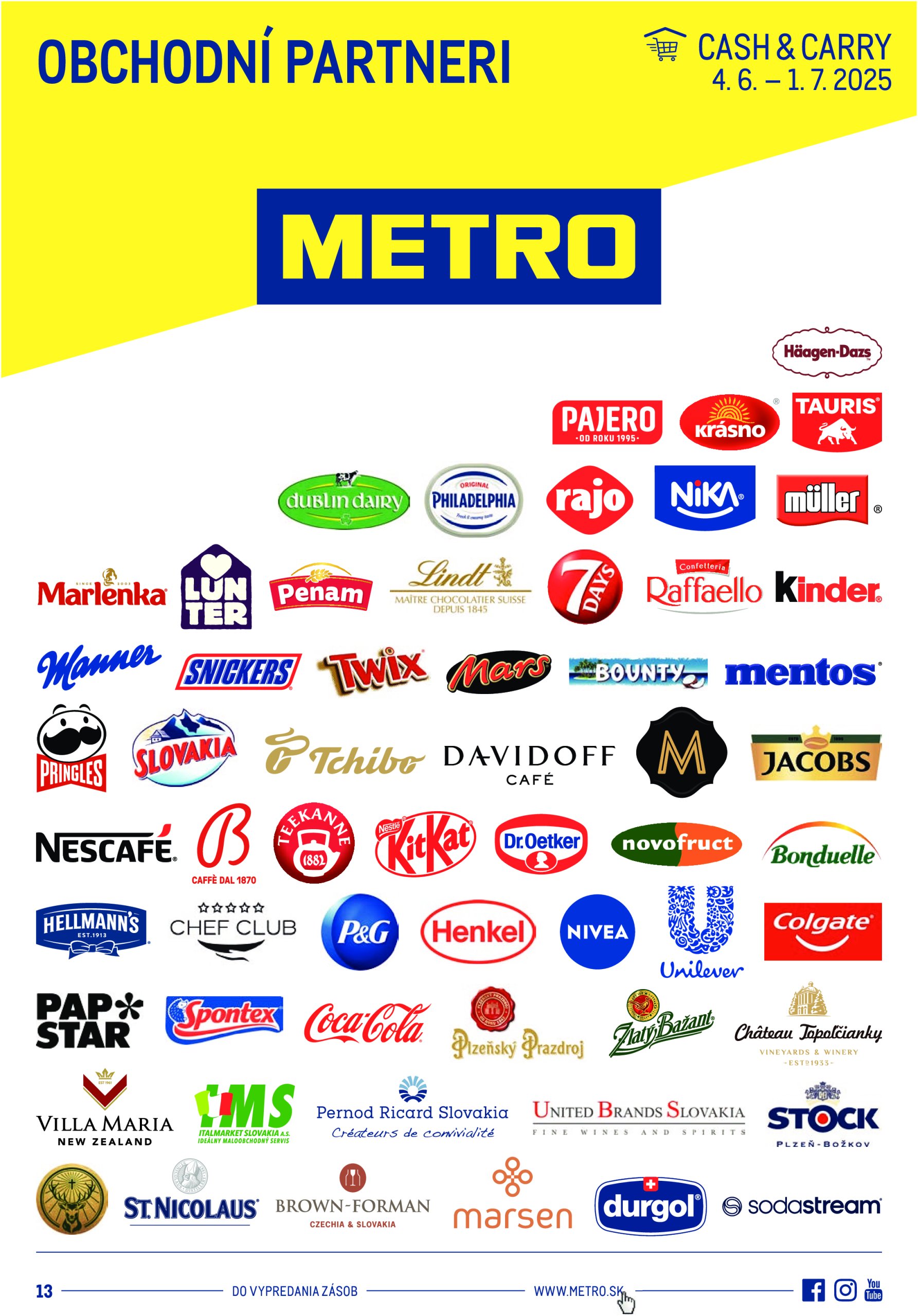 metro - Leták Metro - Obchodní partneri platný od 04.06. - 01.07.