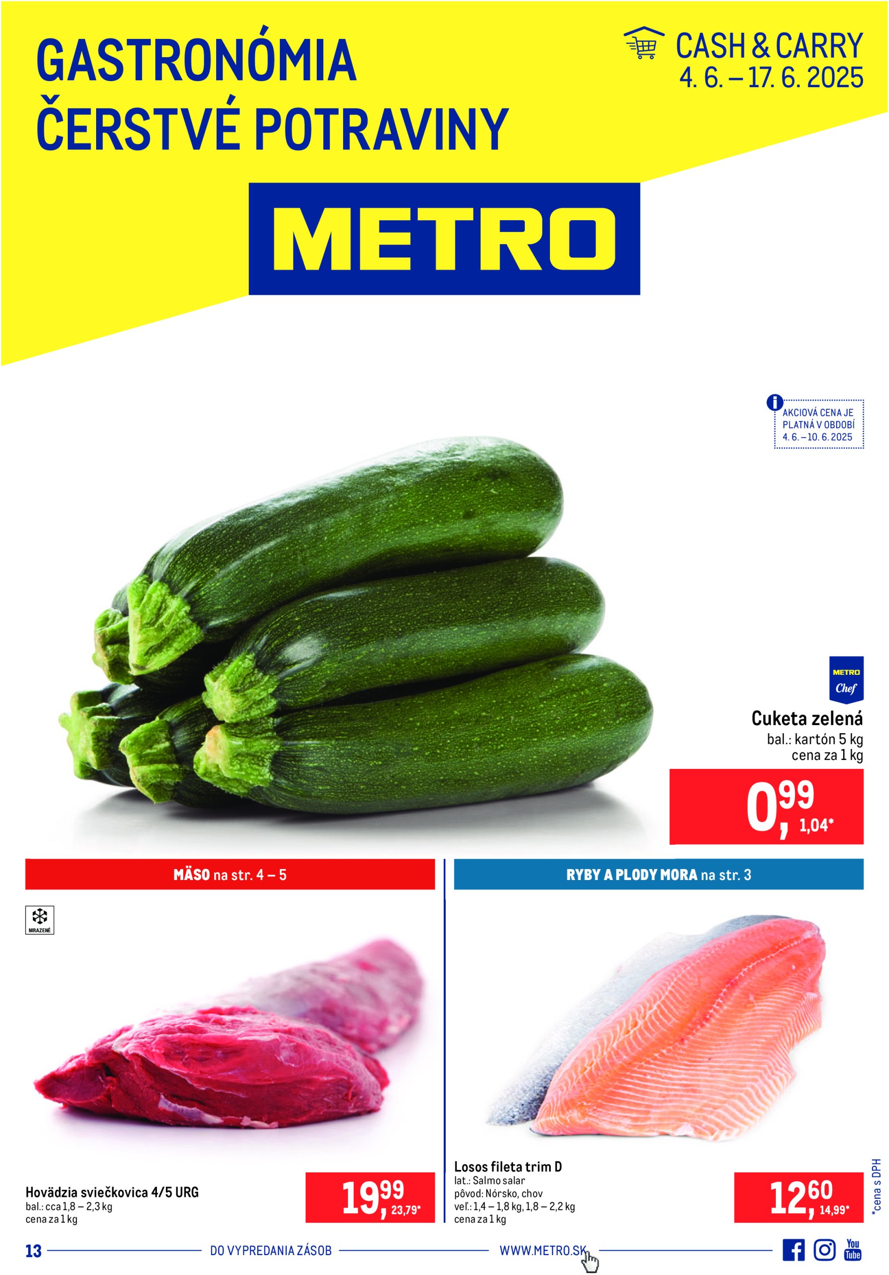 metro - Leták Metro - Gastronómia platný od 04.06. - 17.06. - page: 1