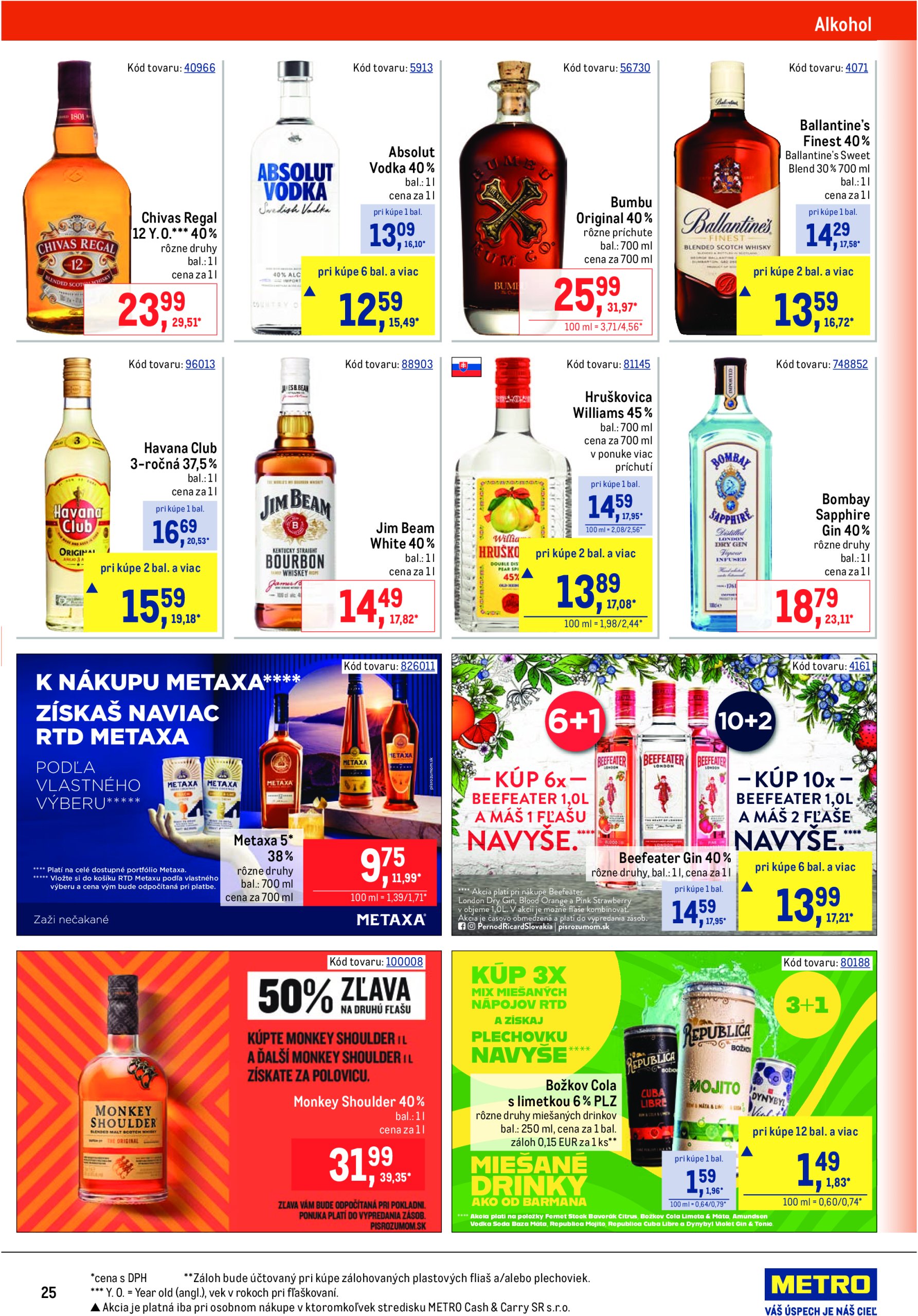 metro - Leták Metro - Gastronómia platný od 18.06. do 15.07. - page: 25