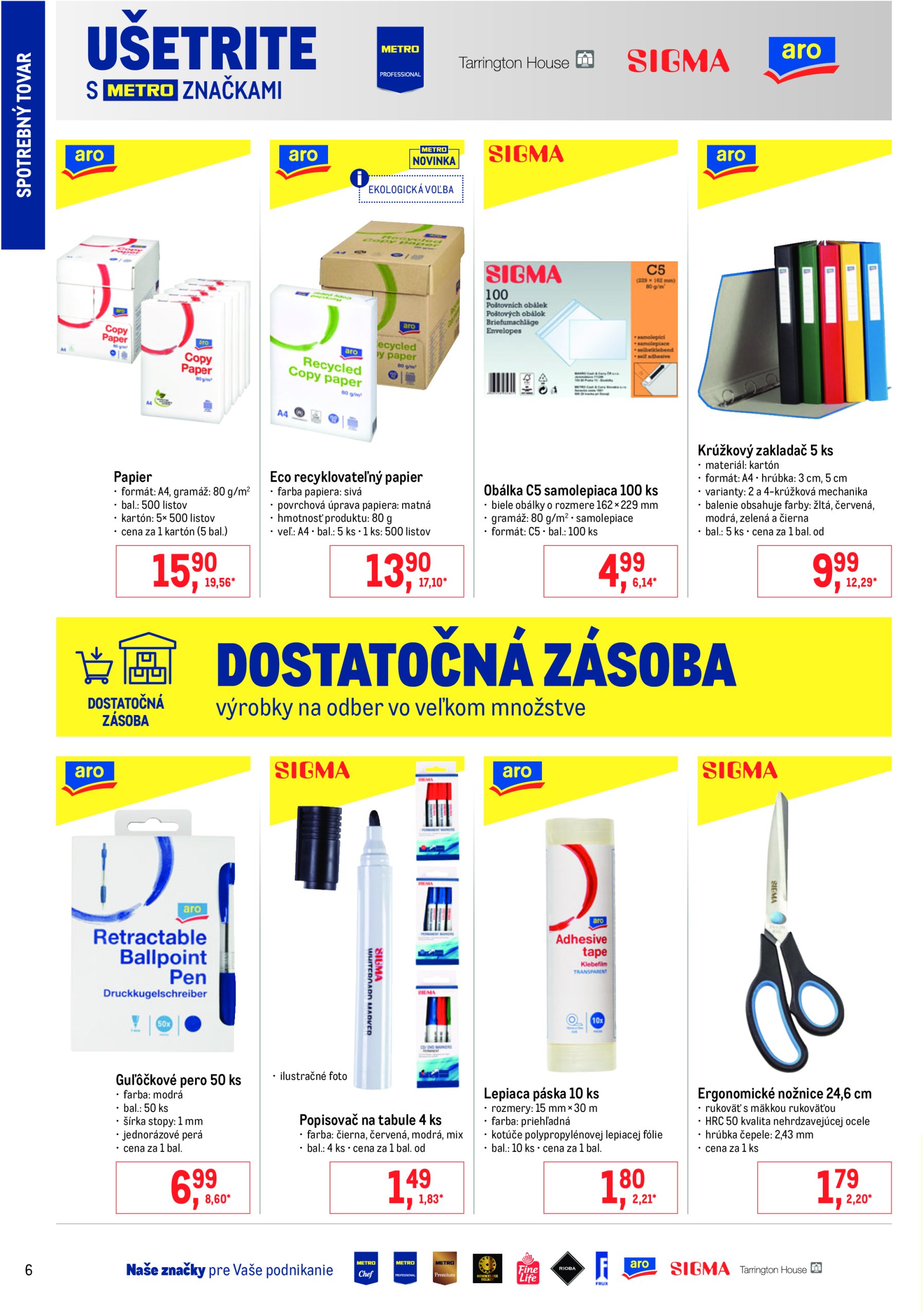 metro - Leták Metro - Spotrebný tovar platný od 16.07. do 29.07. - page: 6