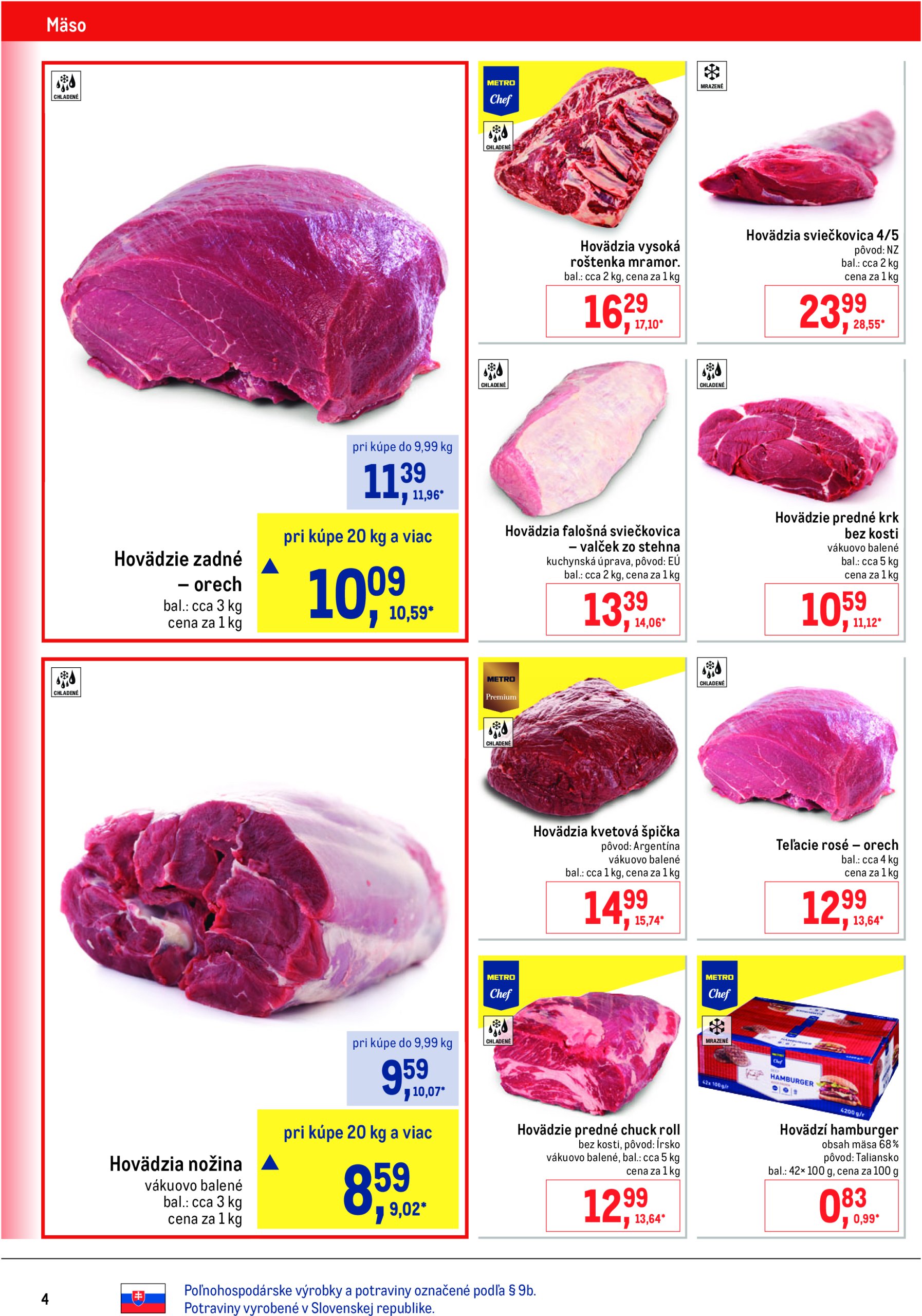 metro - Leták Metro - Gastronómia platný od 16.07. do 12.08. - page: 4
