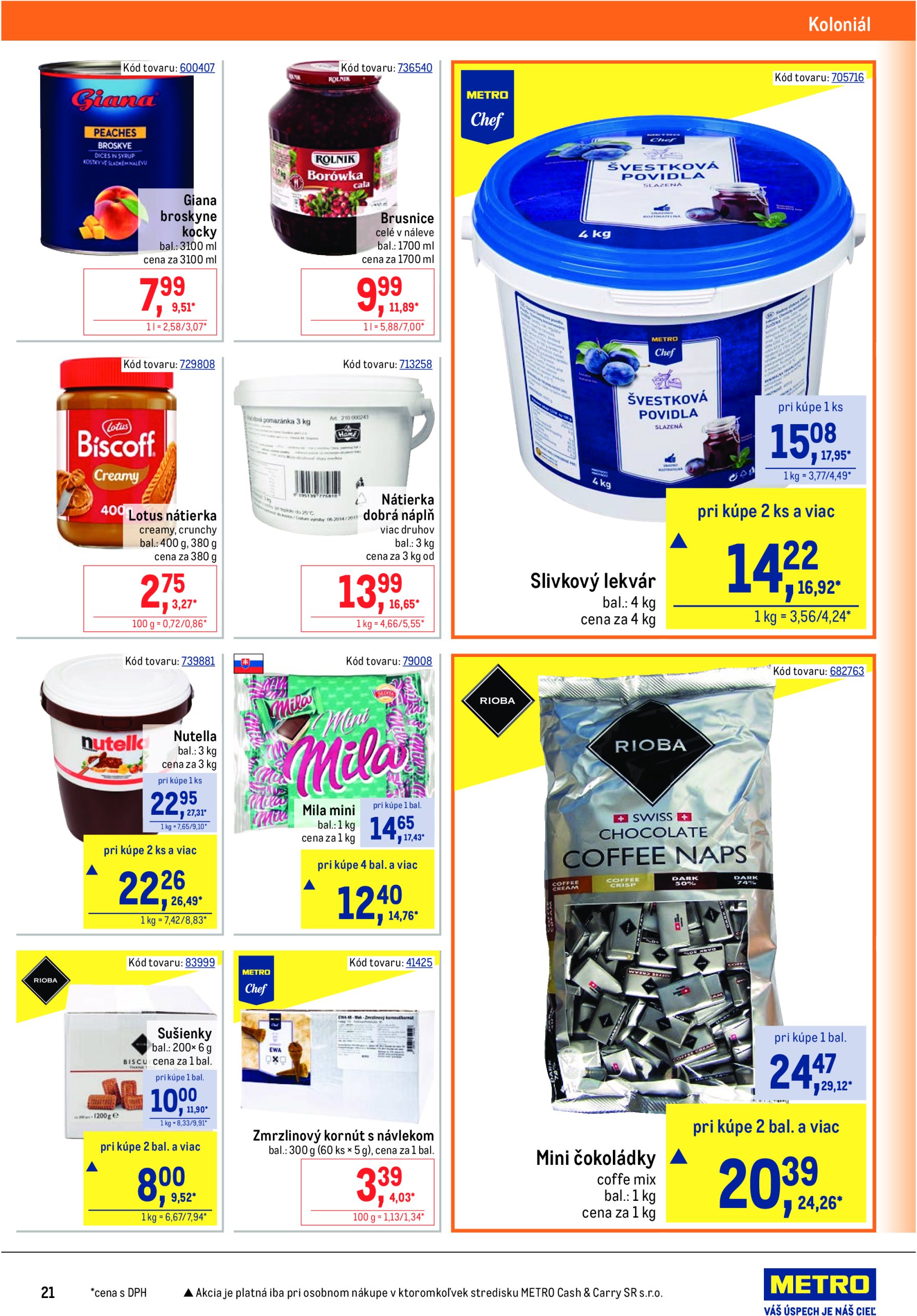 metro - Leták Metro - Gastronómia platný od 16.07. do 12.08. - page: 21