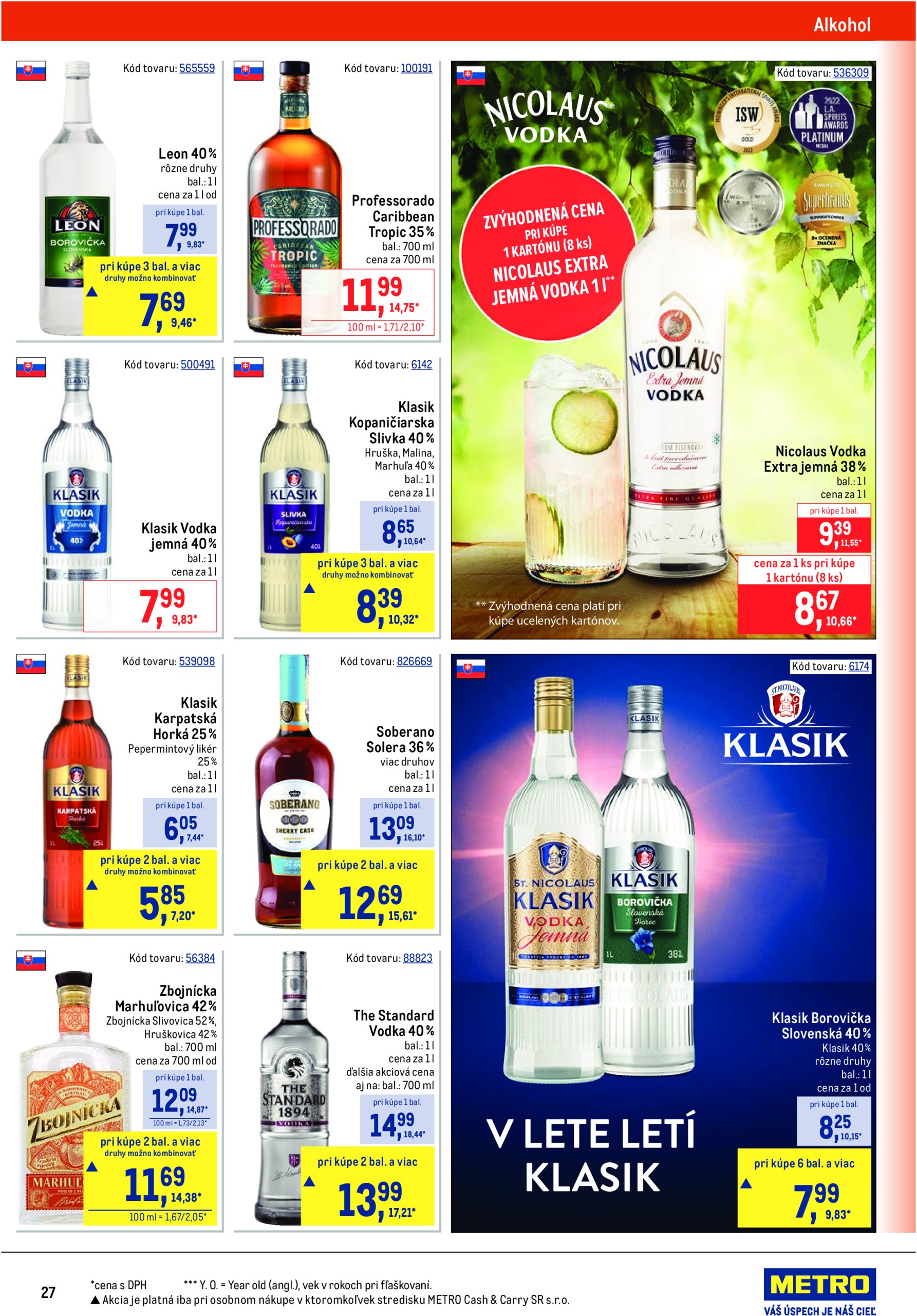 metro - Leták Metro - Gastronómia platný od 16.07. do 12.08. - page: 27
