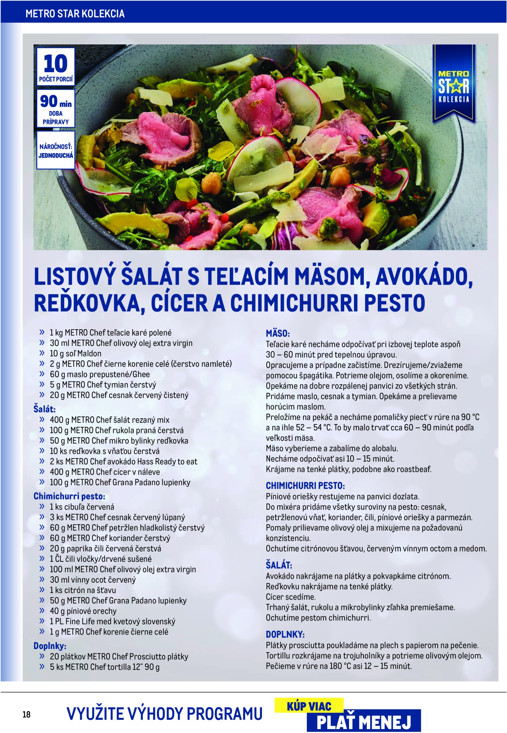 metro - Leták Metro - Gastronómia platný od 16.07. do 12.08. - page: 18