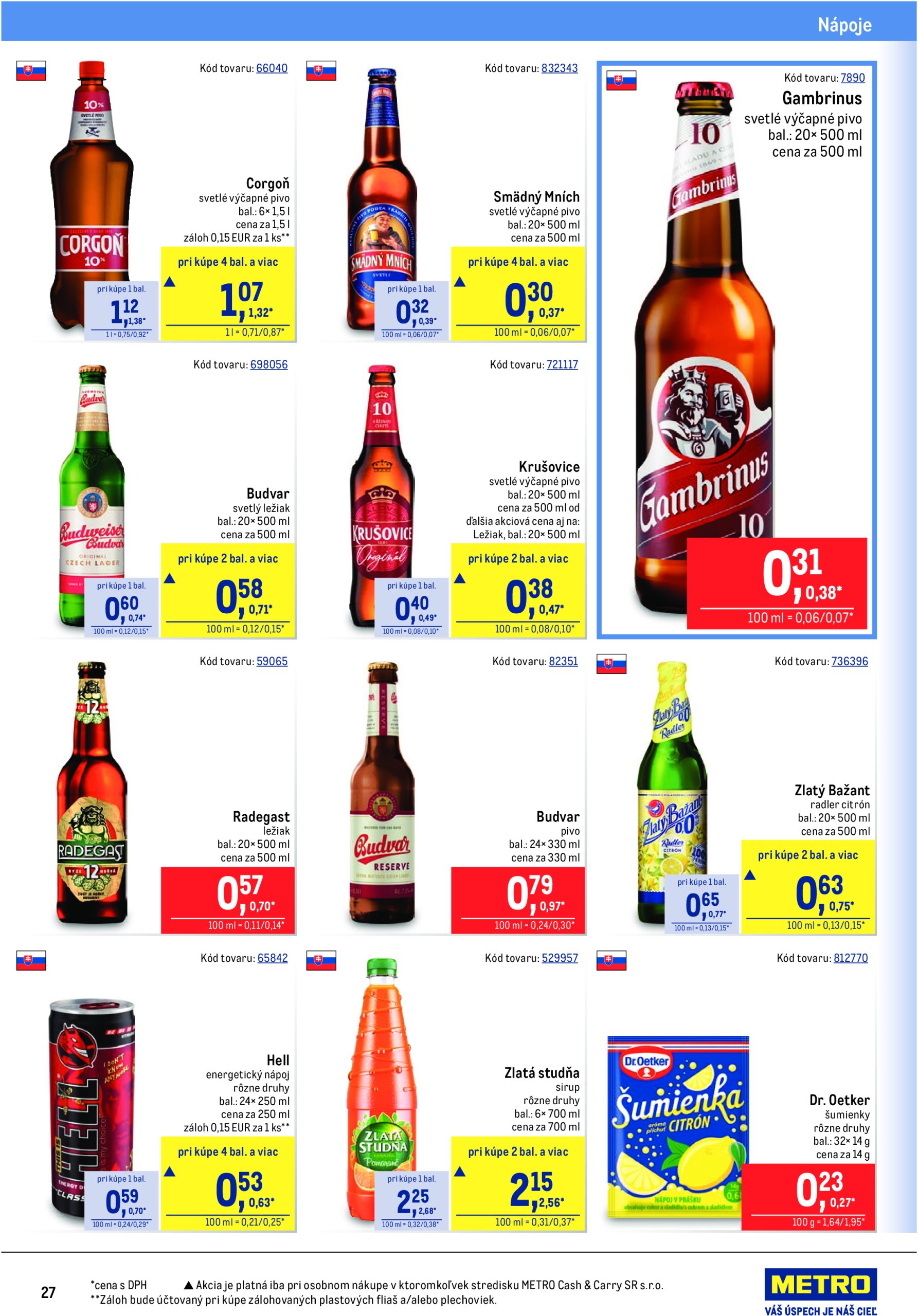 metro - Leták Metro - Maloobchod platný od 30.07. do 12.08. - page: 27 metro - Leták Metro - Maloobchod platný od 30.07. do 12.08. - page: 27