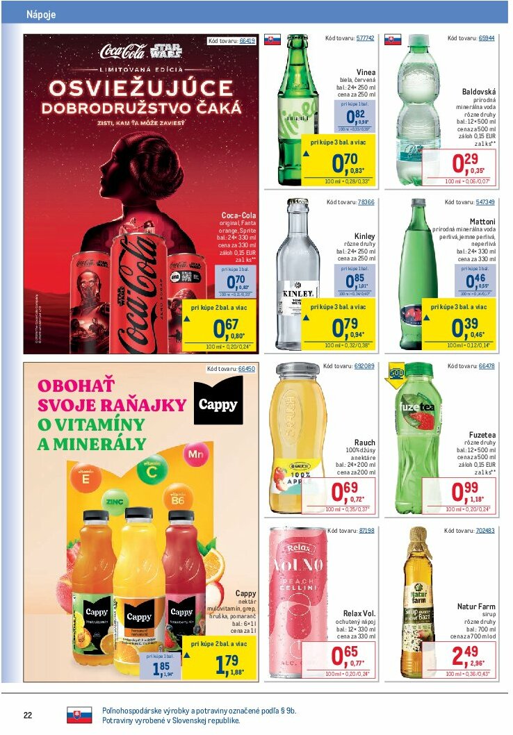 metro - Leták Metro - Gastronómia platný od 13.08. do 09.09. - page: 22