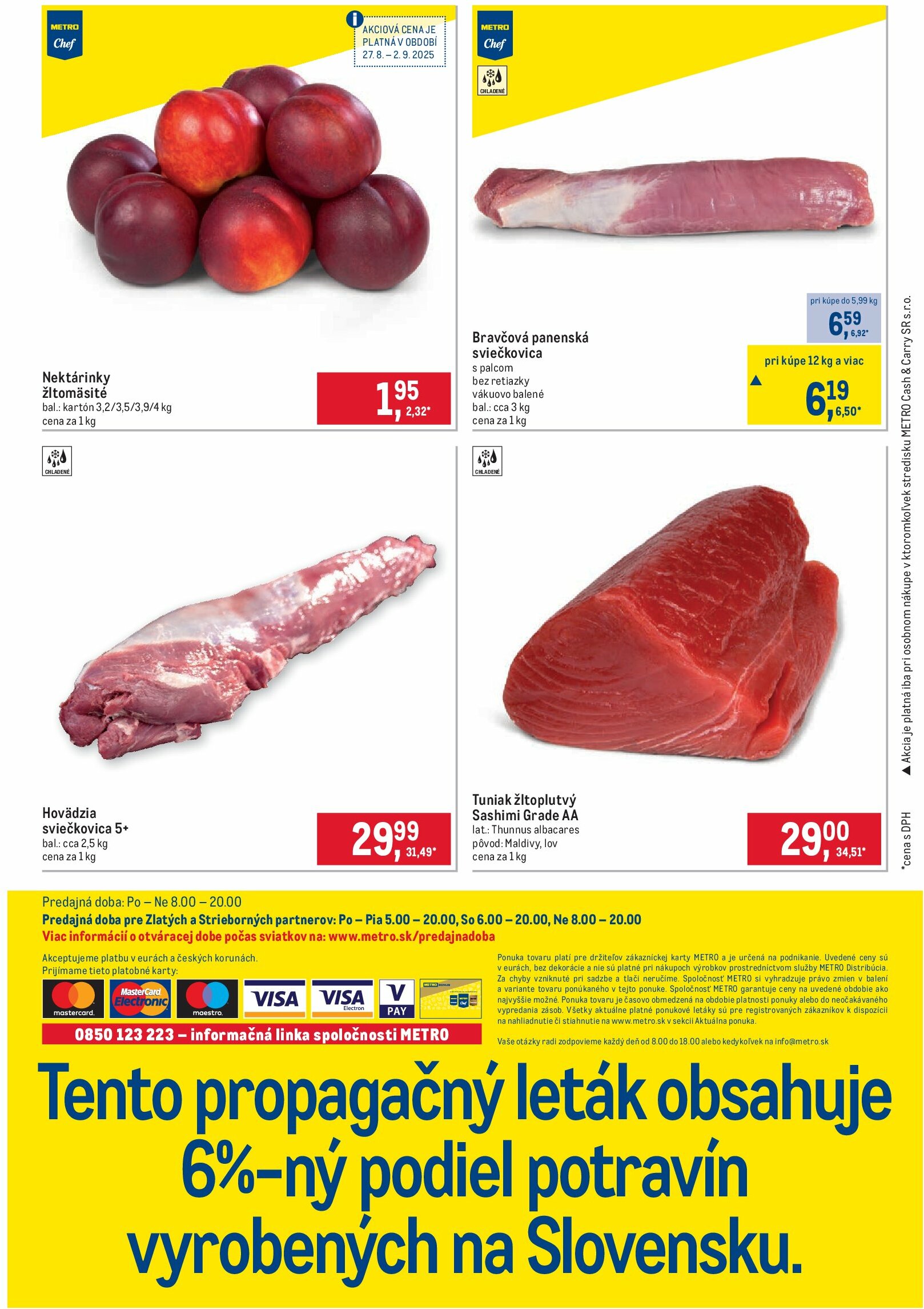 metro - Leták Metro - Gastronómia platný od 27.08. do 09.09. - page: 6