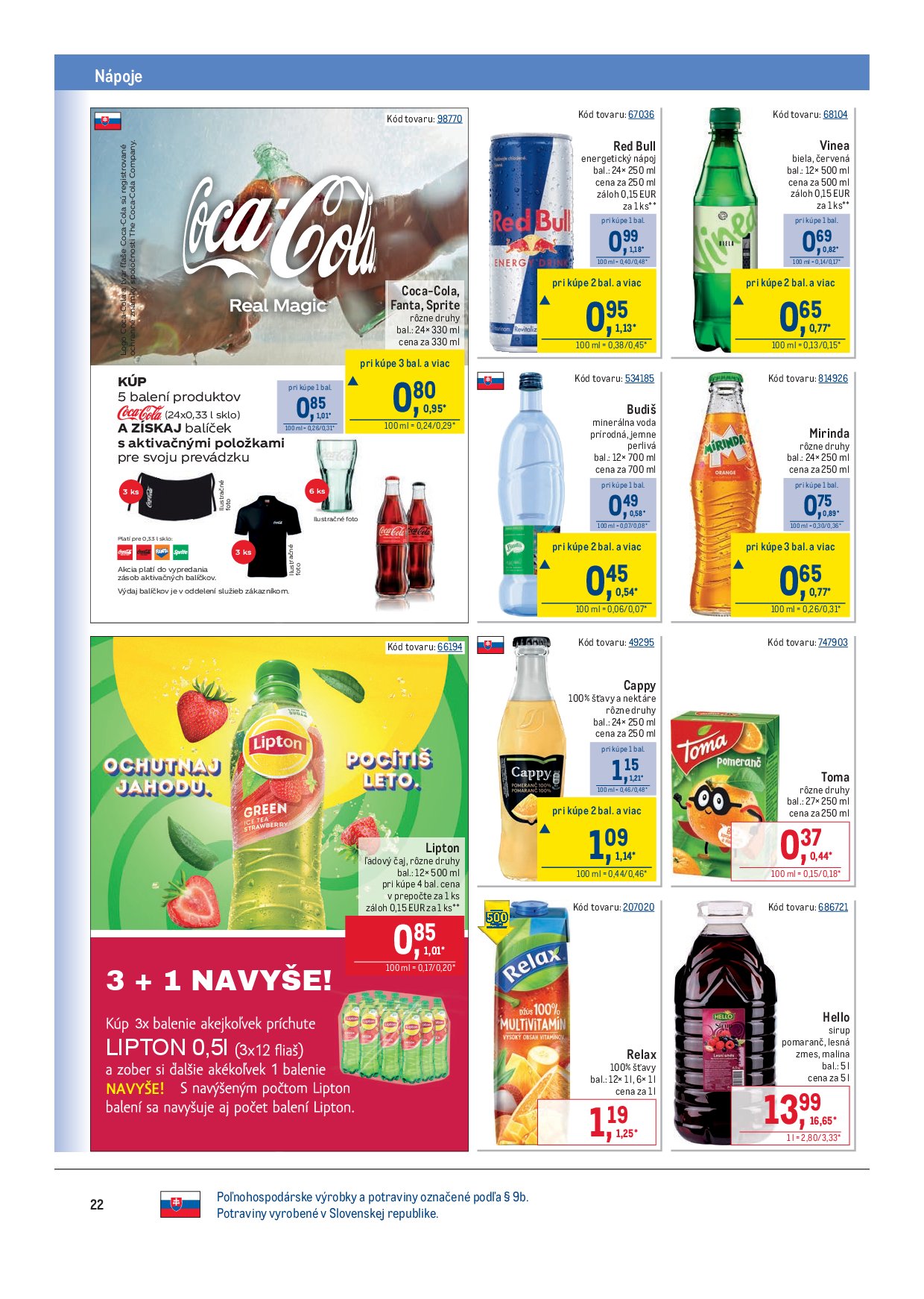 metro - Leták Metro - Gastronómia platný od 10.09. do 07.10. - page: 22