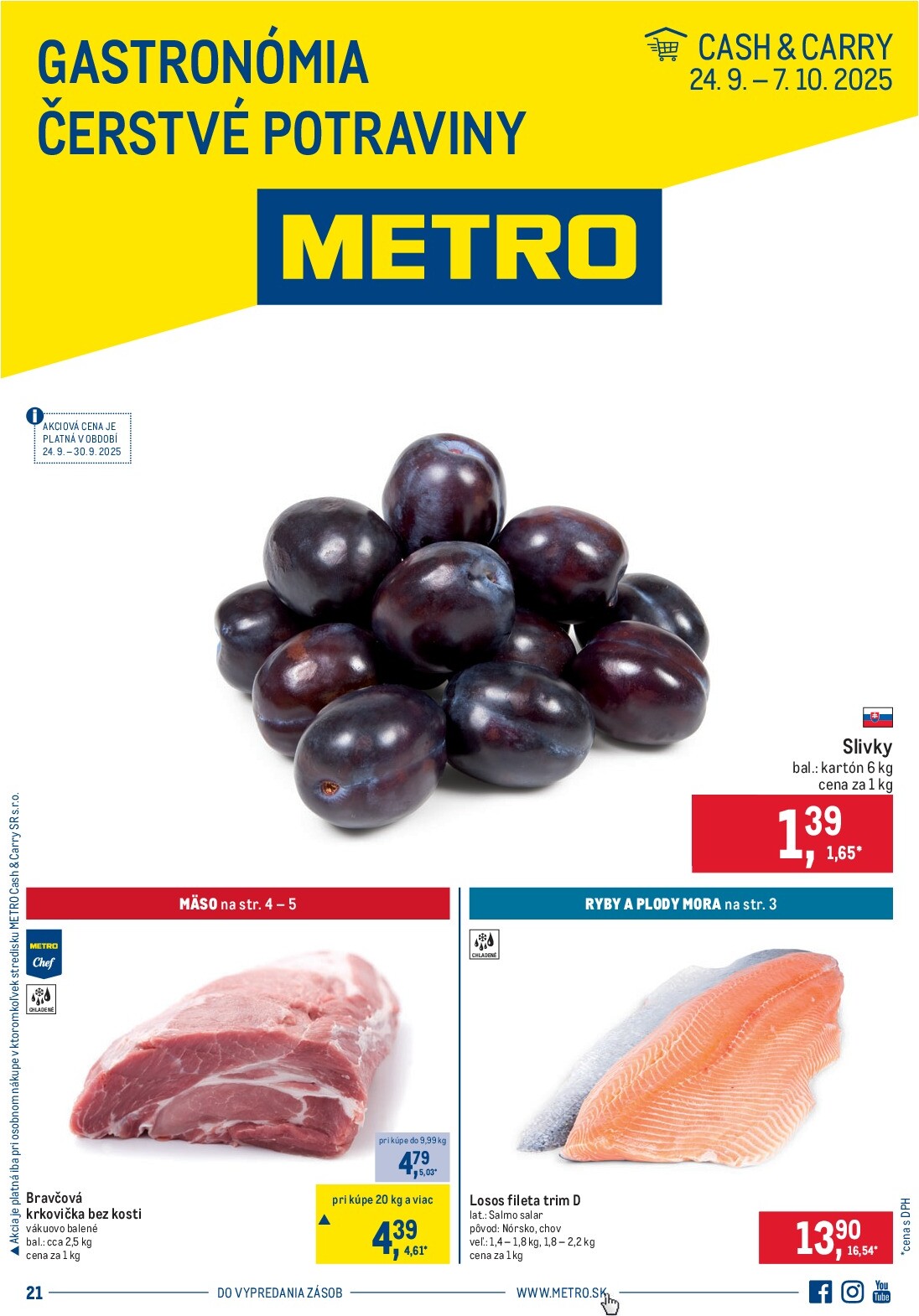 metro - Leták Metro - Gastronómia platný od 24.09. do 07.10.