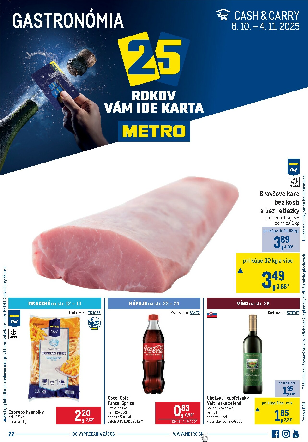 metro - Leták Metro - Gastronómia platný od 08.10. do 04.11.