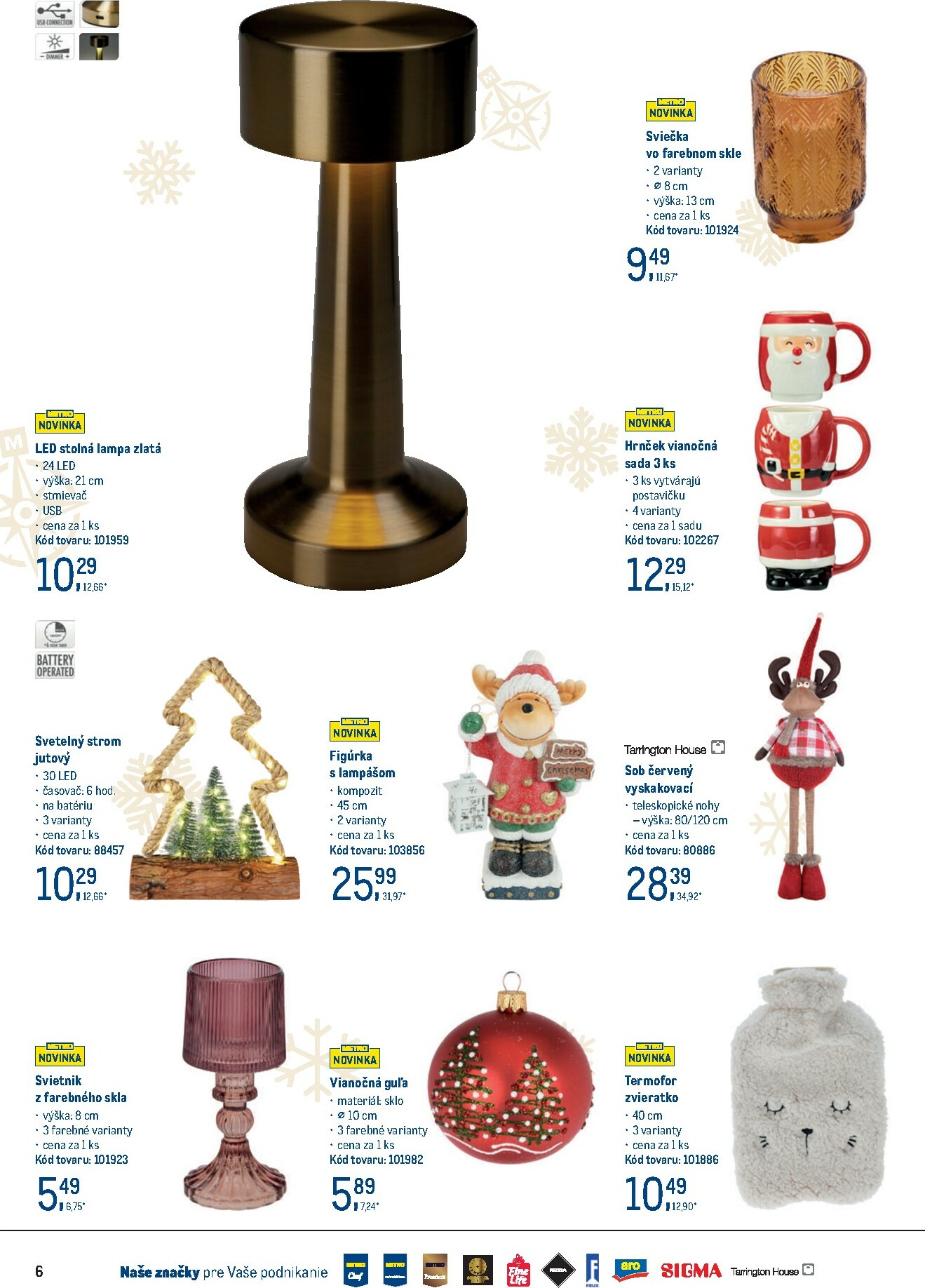 metro - Leták Metro - Dekorácia platný od 22.10. do 18.11. - page: 6