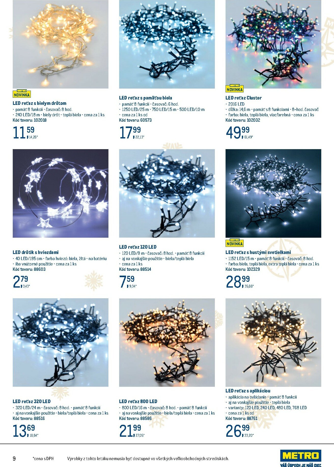 metro - Leták Metro - Dekorácia platný od 22.10. do 18.11. - page: 9