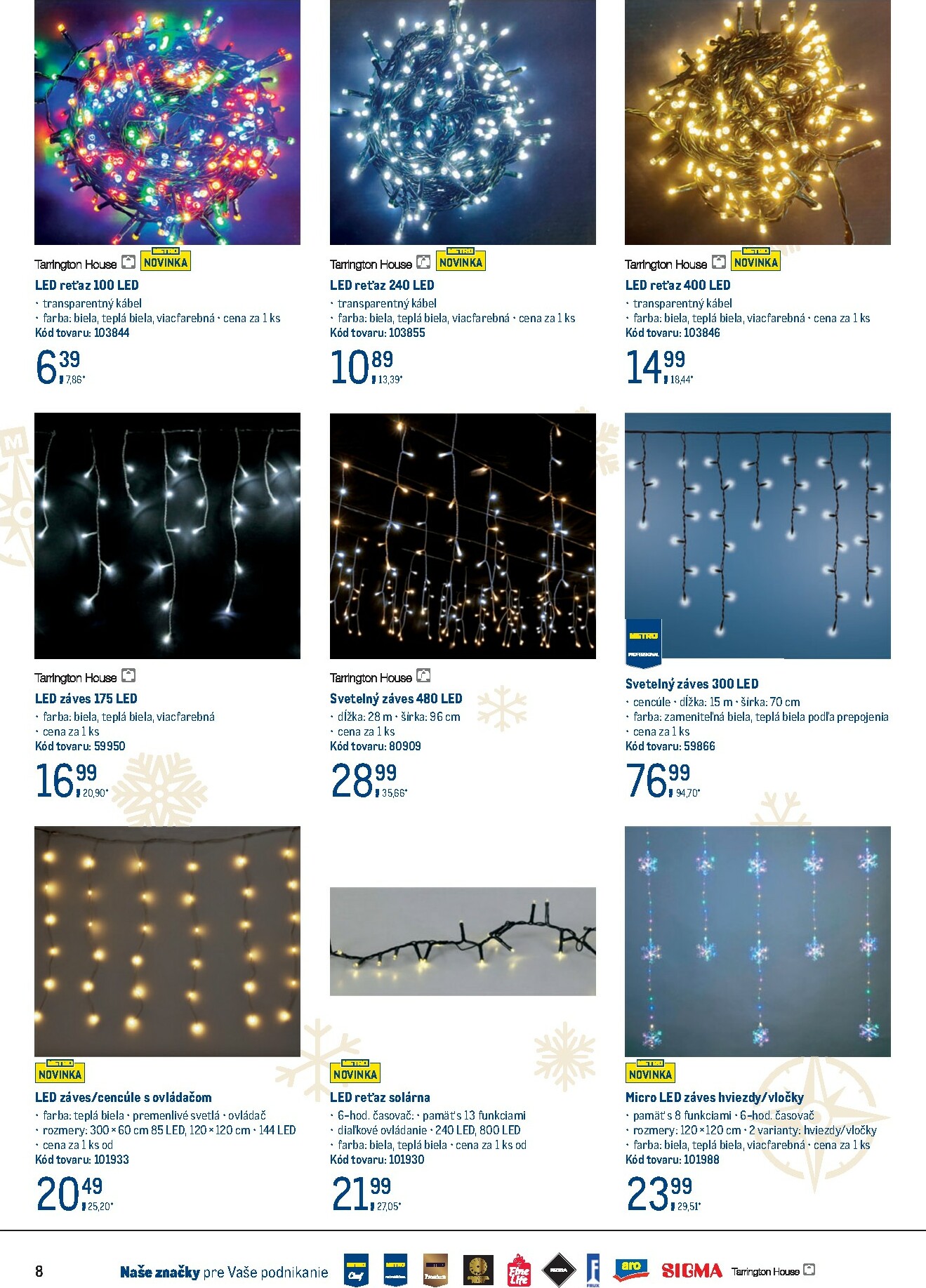 metro - Leták Metro - Dekorácia platný od 22.10. do 18.11. - page: 8