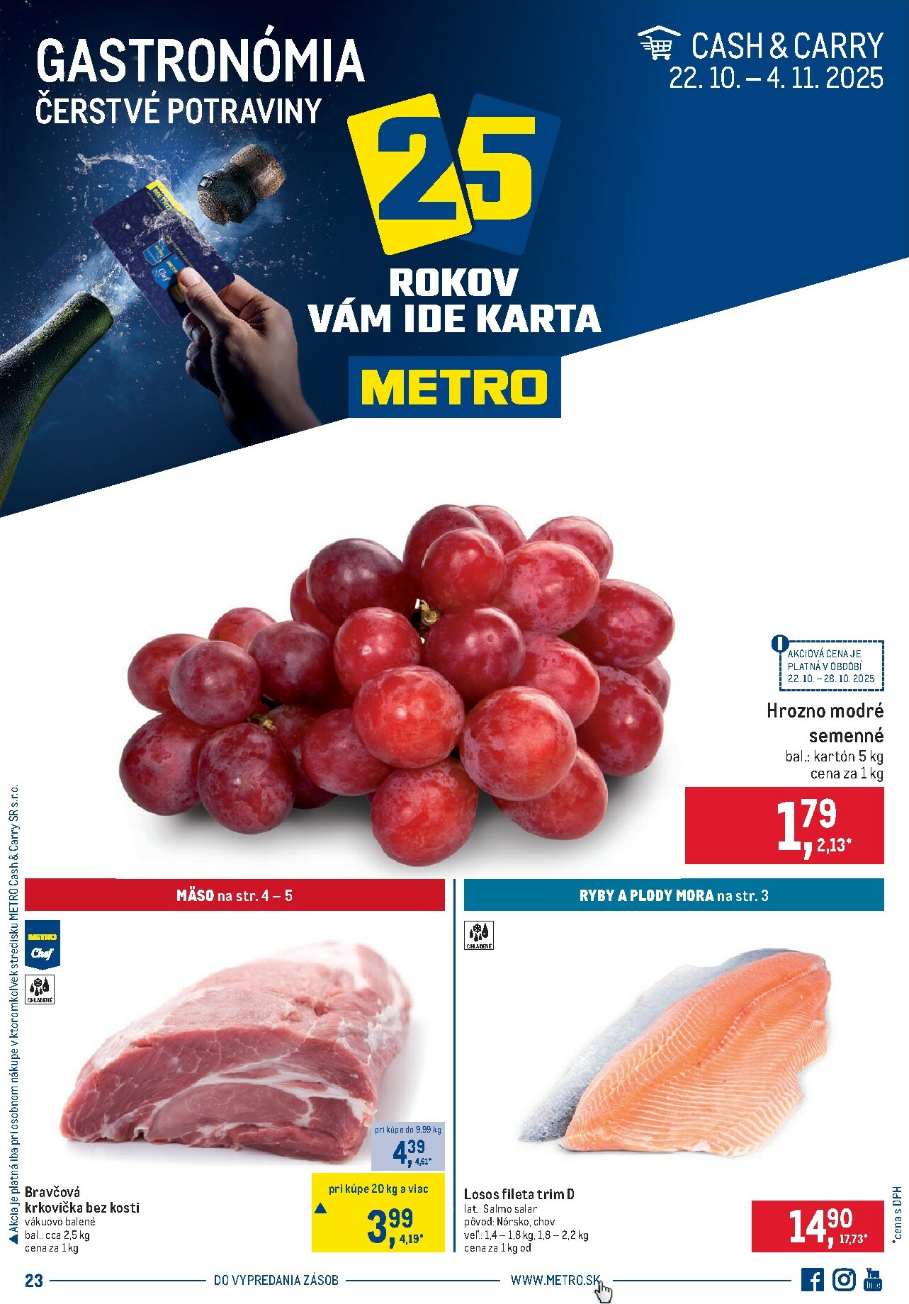 metro - Leták Metro - Gastronómia platný od 22.10. do 04.11.