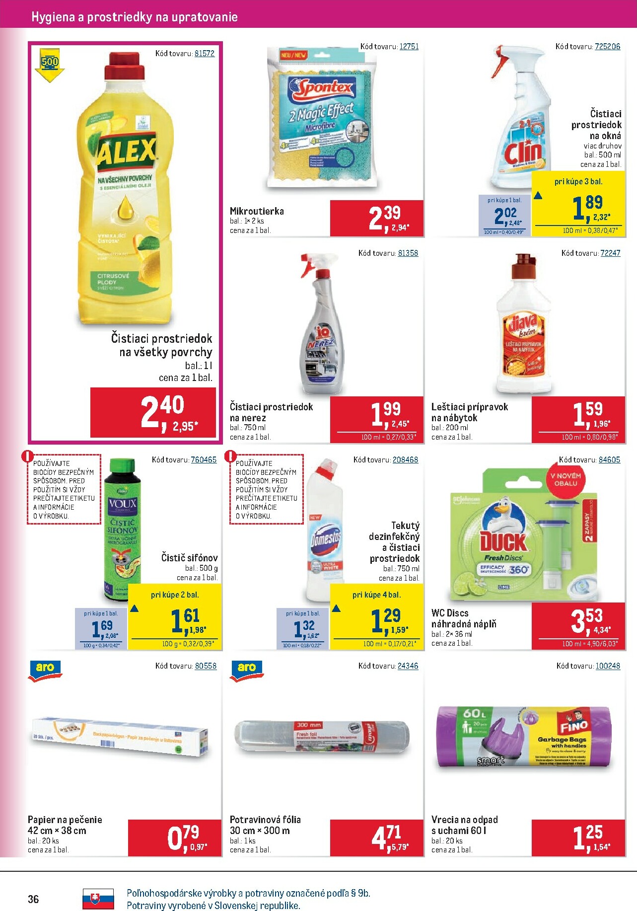 metro - Leták Metro - Maloobchod platný od 22.10. do 04.11. - page: 36 metro - Leták Metro - Maloobchod platný od 22.10. do 04.11. - page: 36