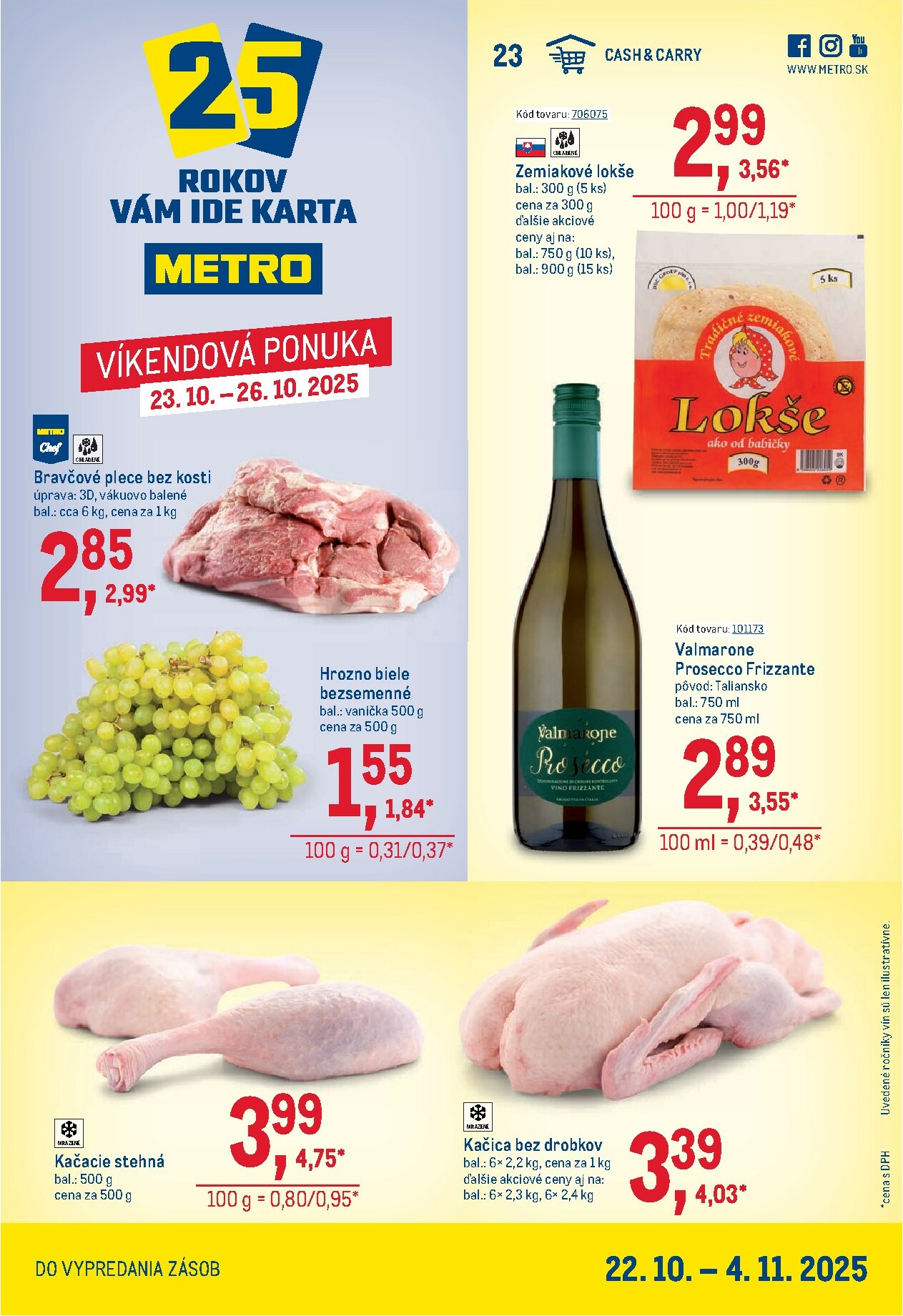 metro - Leták Metro - Maloobchod platný od 22.10. do 04.11.